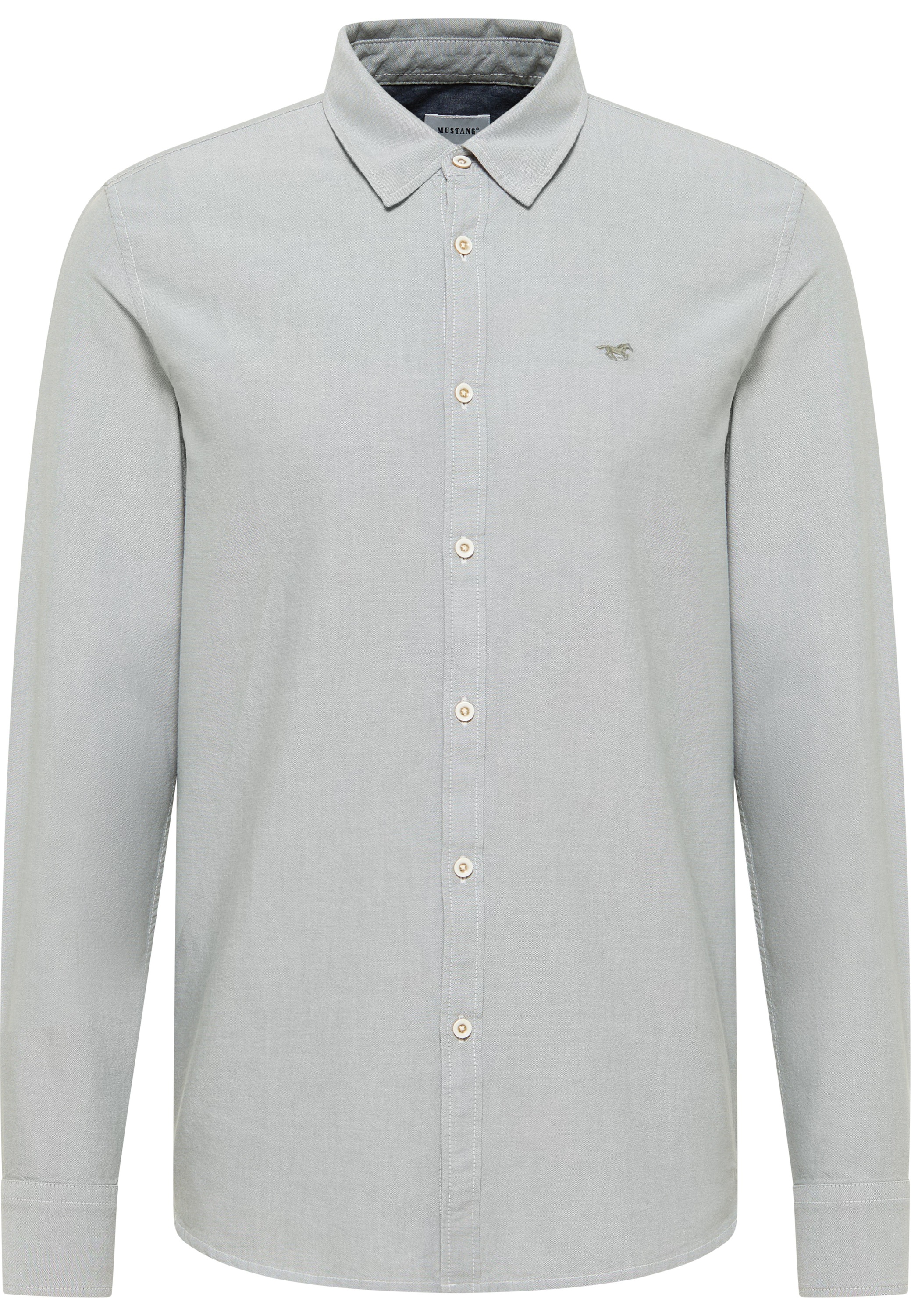 MUSTANG Langarmhemd "Herren Style Edinburg" günstig online kaufen