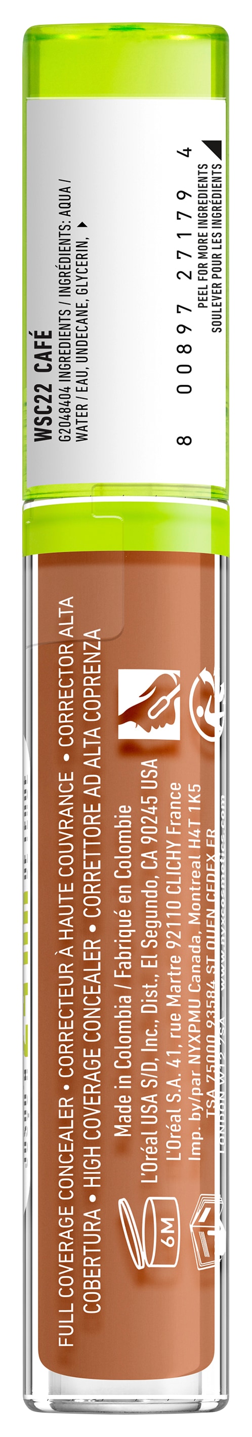 NYX PROFESSIONAL MAKEUP Concealer »Wonder Snatch Concealer« kaschiert Augenringe und Unreinheiten, deckt bis zu 24 Stunden