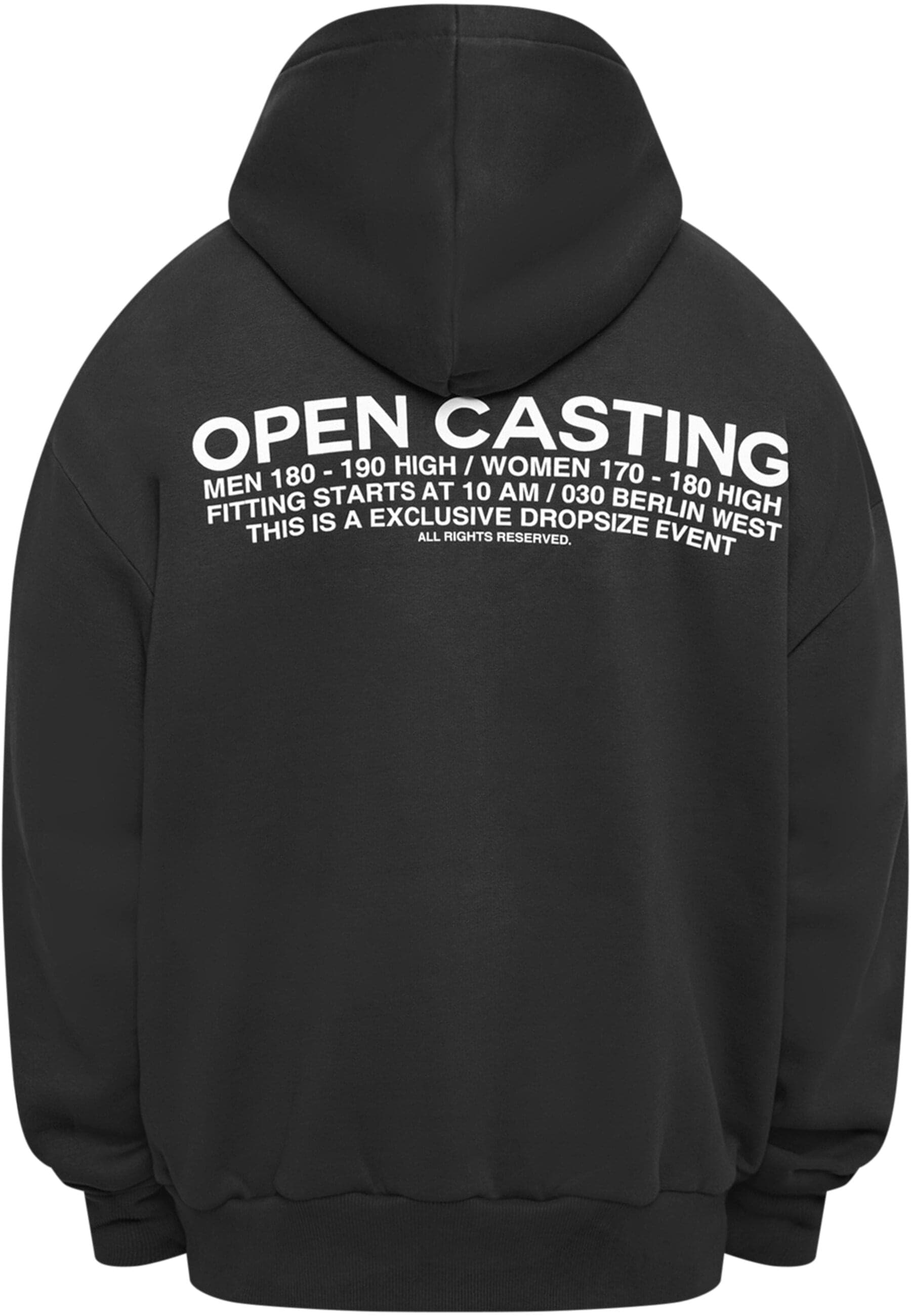 Dropsize Kapuzensweatshirt "Dropsize Herren Dropsize Heavy Oversize OPEN CA günstig online kaufen