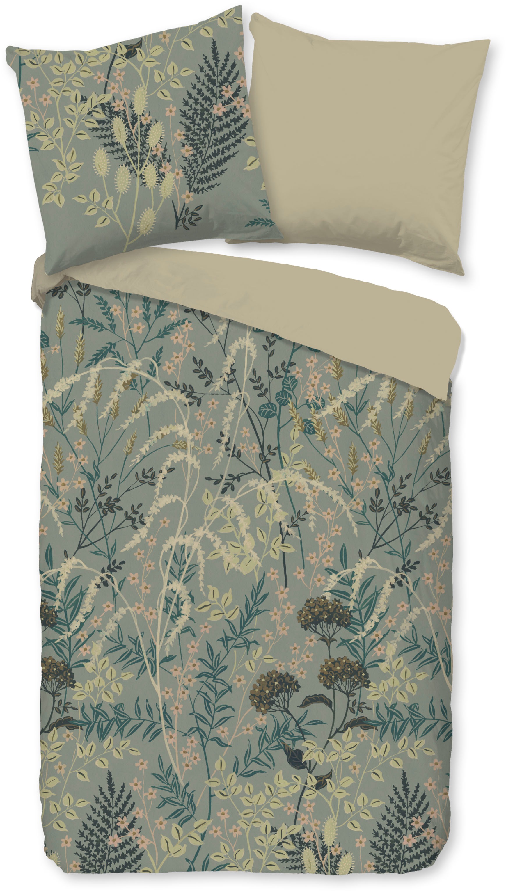 good morning Wendebettwäsche "Silve" 2 Stk. 100% Baumwolle, Renforcé, Reißv günstig online kaufen