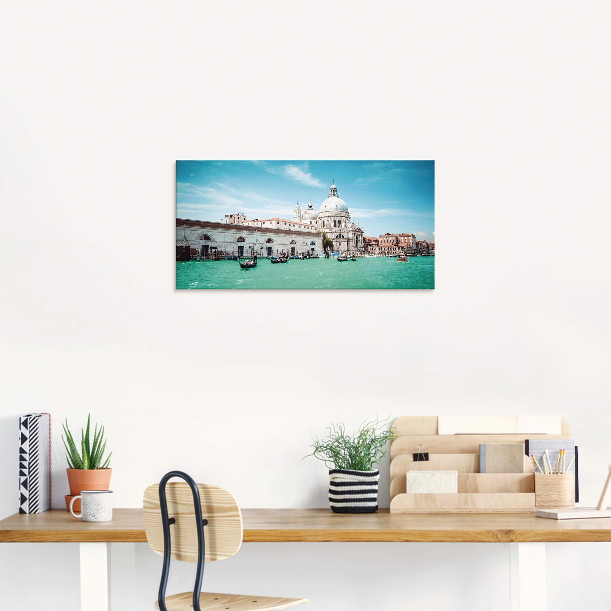 Artland Glasbild »Venedig Santa Maria della Salute I«, Italien, (1 St.), in verschiedenen Größen