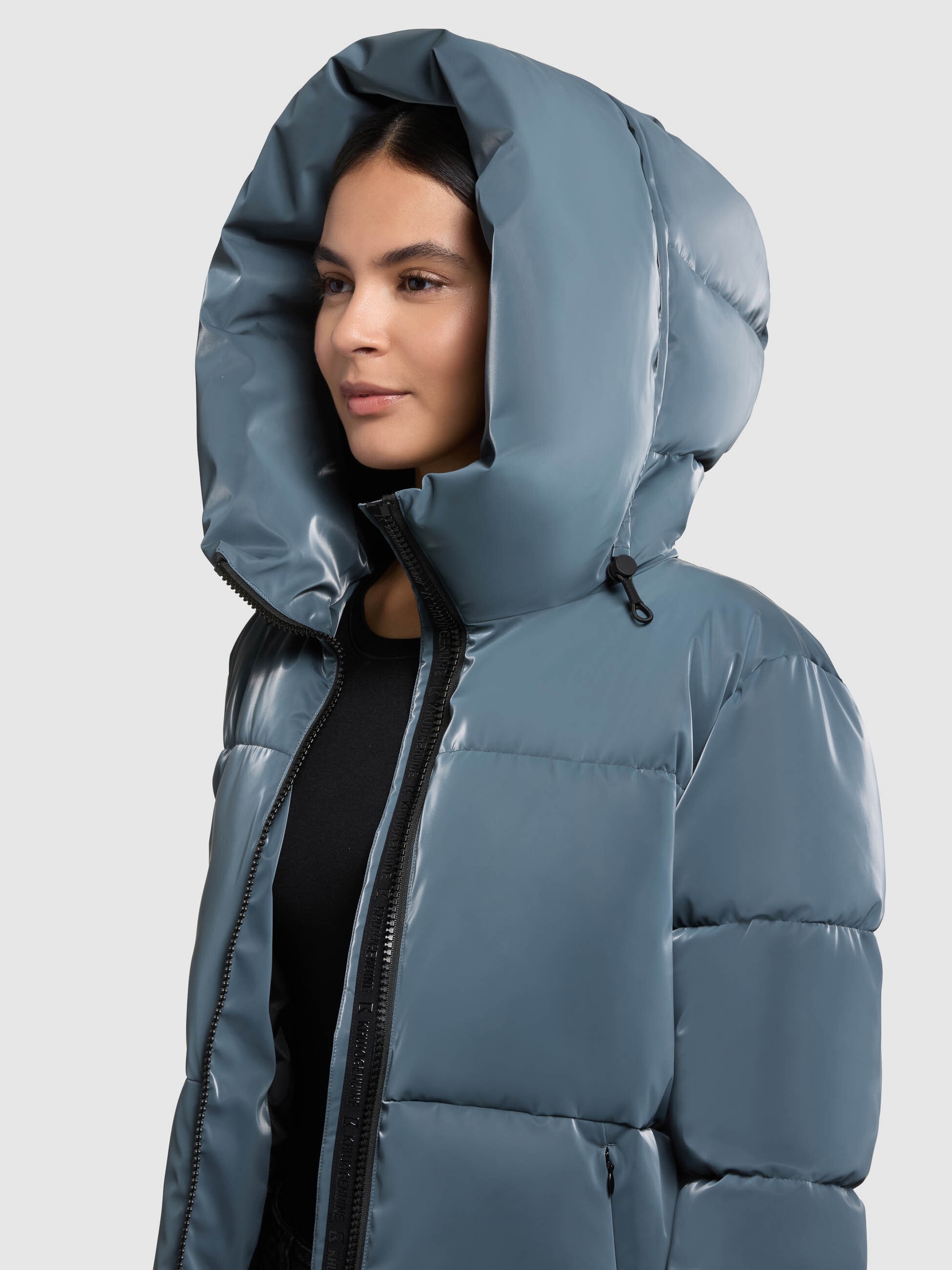 khujo Steppjacke »AUDREY SHINY« mit Kapuze