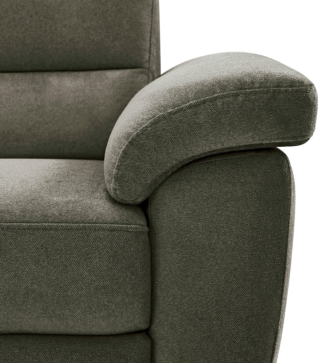 CALIZZA INTERIORS Ecksofa »Onyx L-Form«, Recamiere links oder rechts, wahlweise mit Bettfunktion, Breite 270 cm
