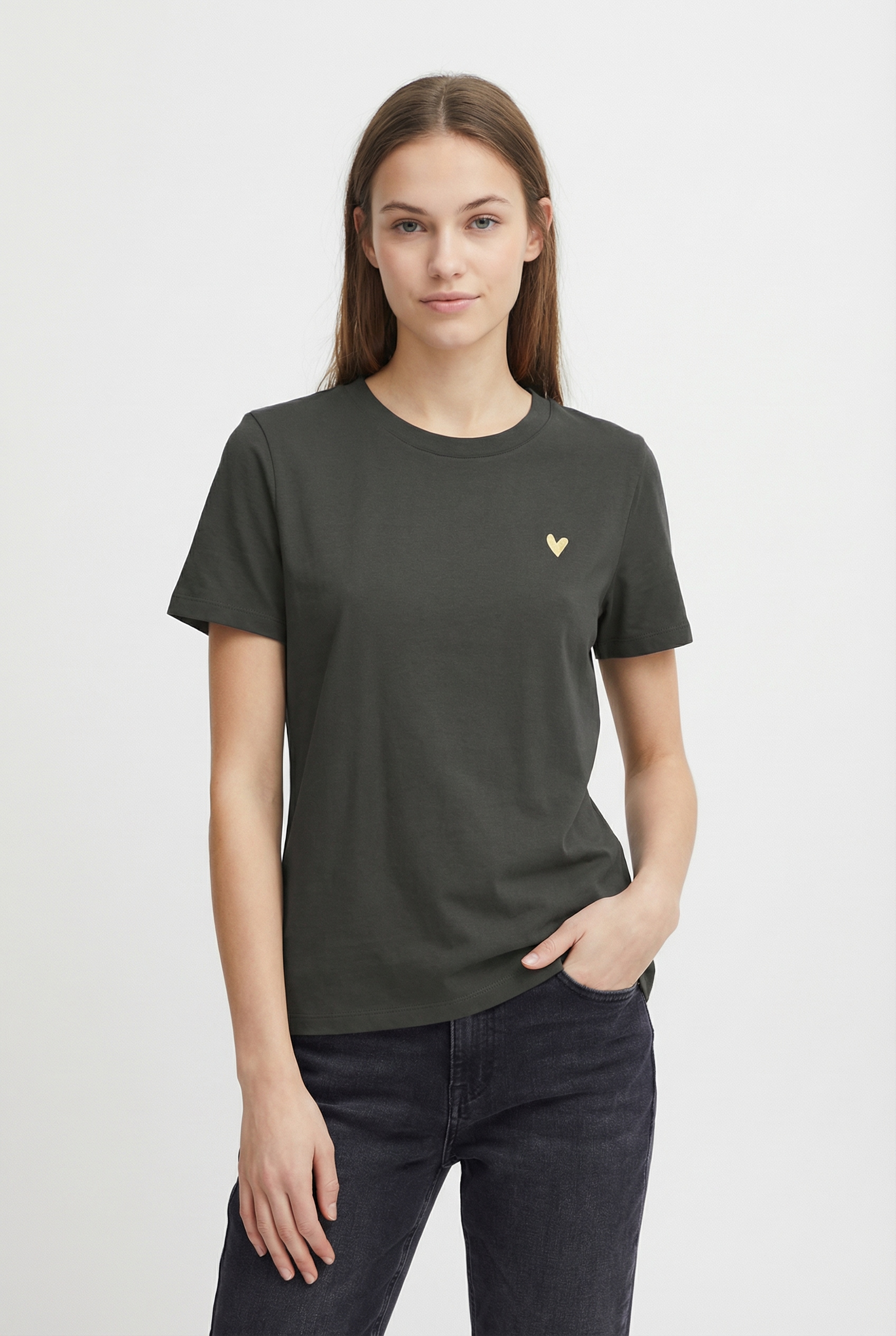 Vero Moda Kurzarmshirt »VMVIVA S/S O-NECK T-SHIRT JRS BTQ GA«