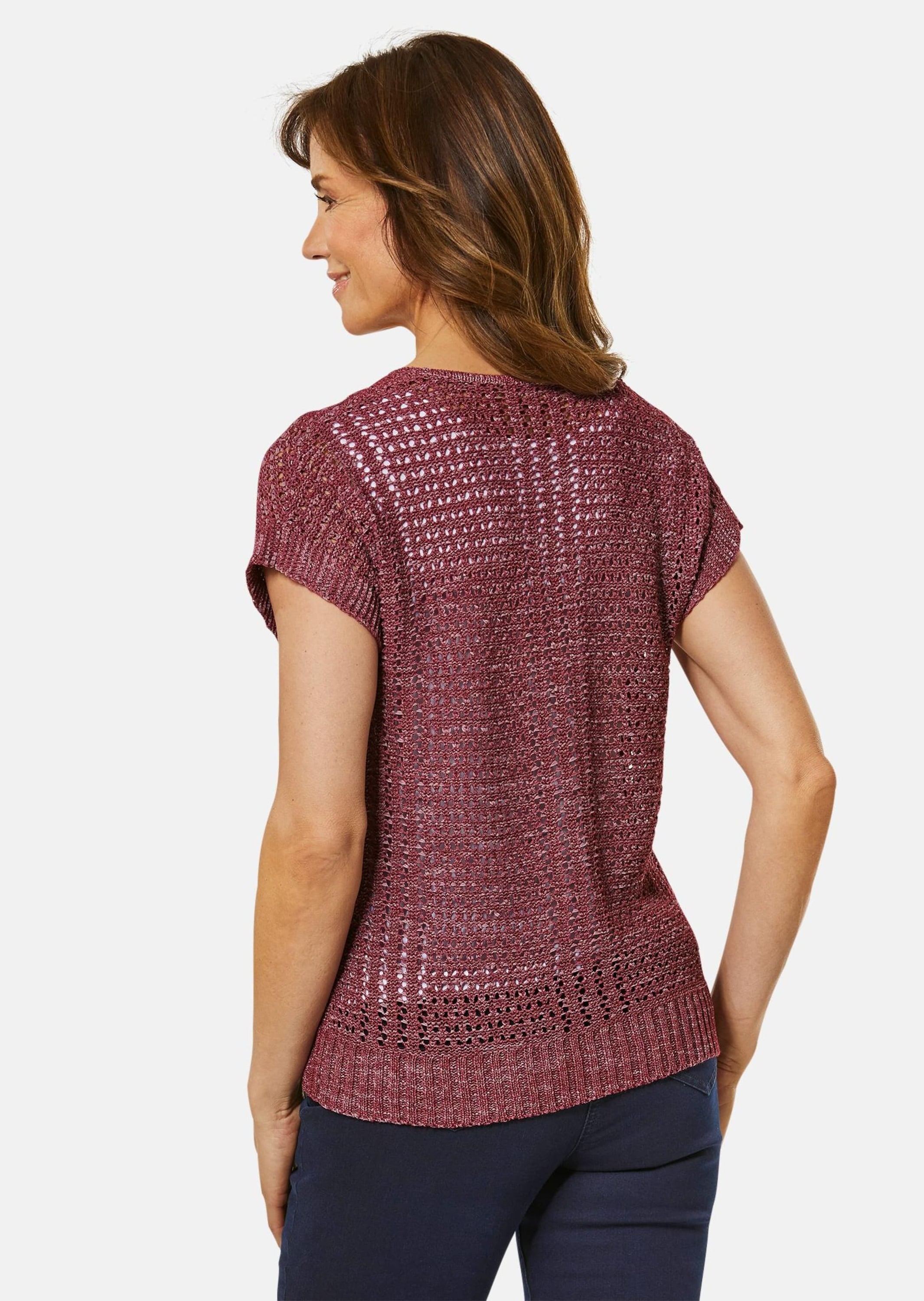 GOLDNER Strickpullover »Kurzgröße Pullover«