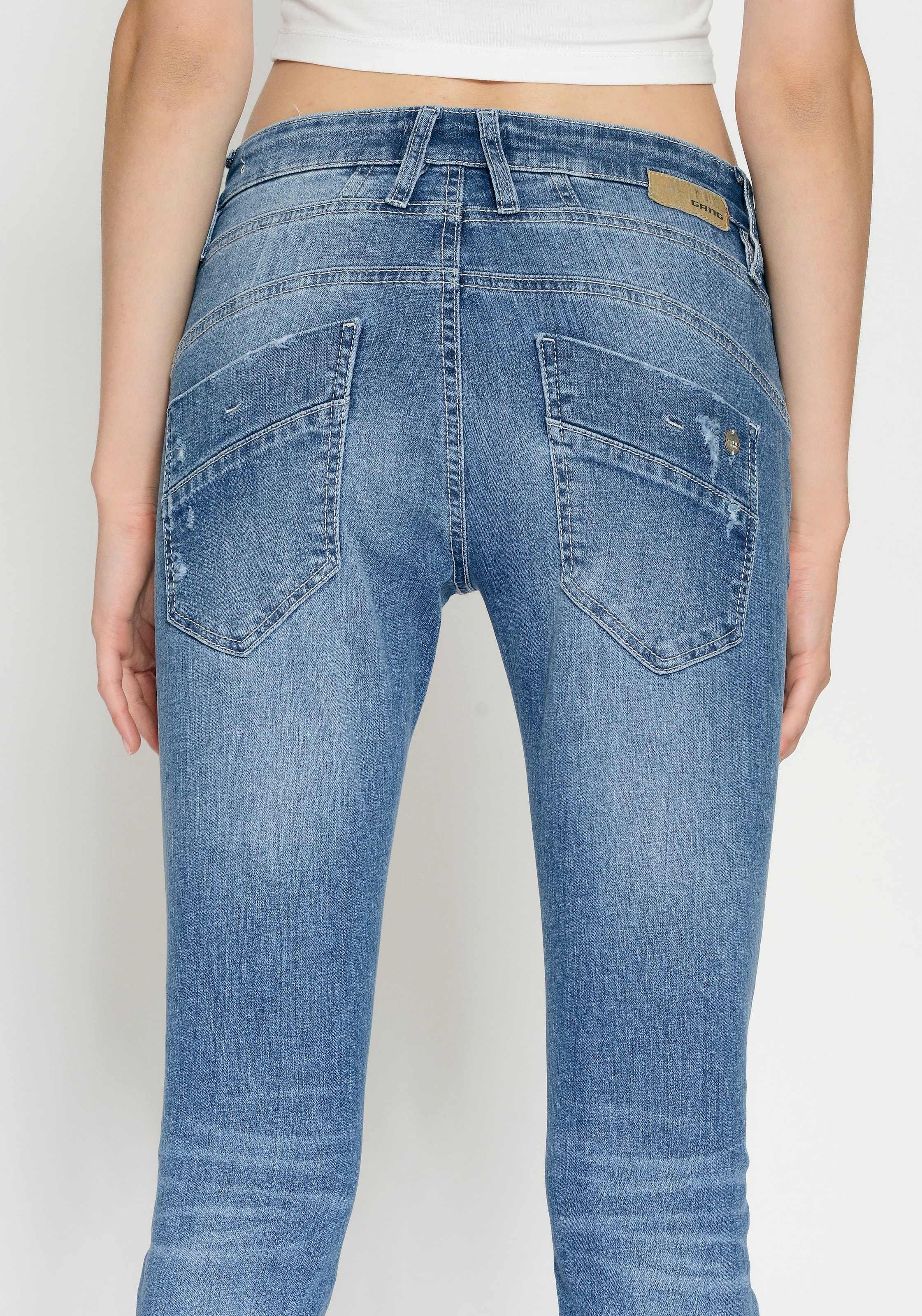 GANG Relax-fit-Jeans hohen elastische BAUR »94GERDA«, kaufen | für Tragekomfort Denimqualität