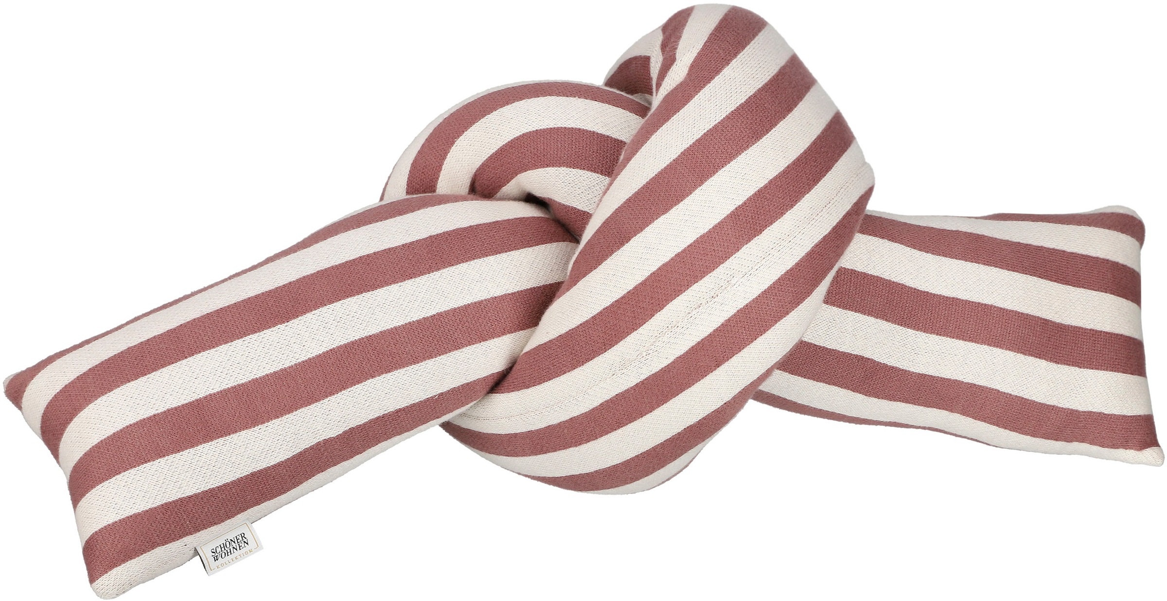 SCHÖNER WOHNEN-Kollektion Dekokissen "Jolly" geknotetes Kissen aus zweifarbigem Feinstrick