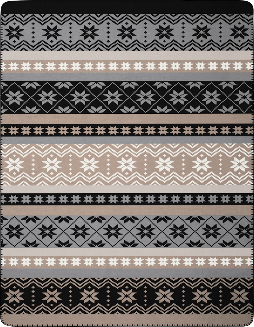 Biederlack Wohndecke »Winter Braid« su Zierstich