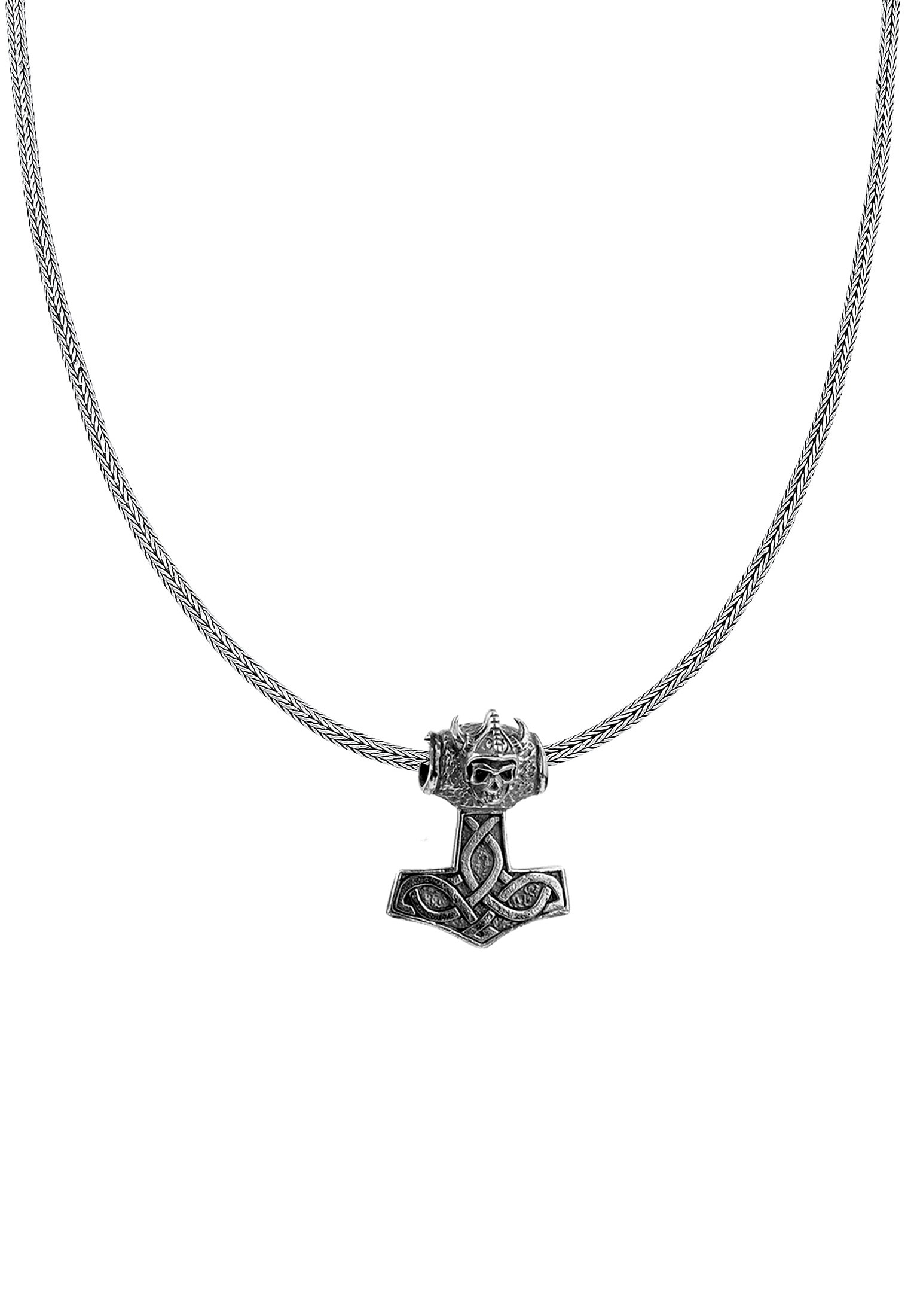 Kuzzoi Kette mit Anhänger »Herren Thor´s Hammer Keltischer Knoten 925 Silber«