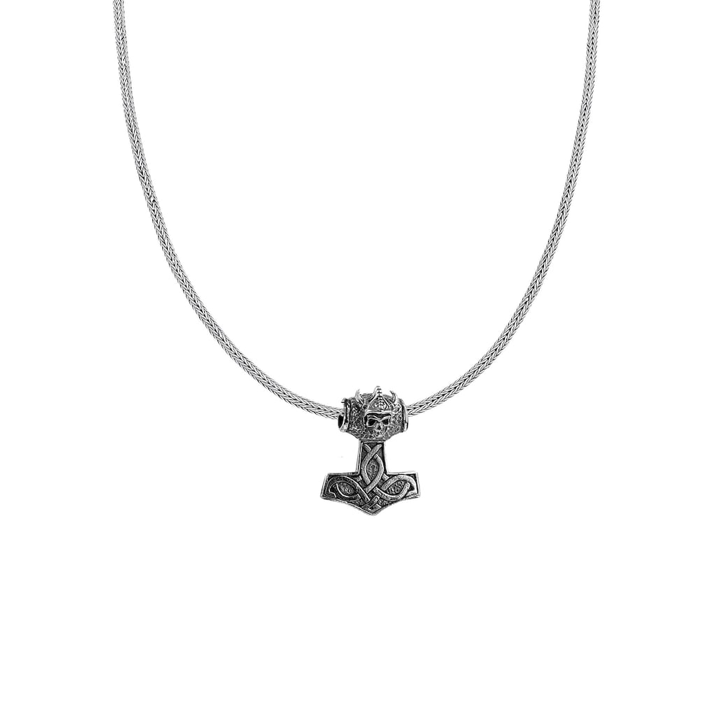 Kuzzoi Kette mit Anhänger »Herren Thor´s Hammer Keltischer Knoten 925 Silber«