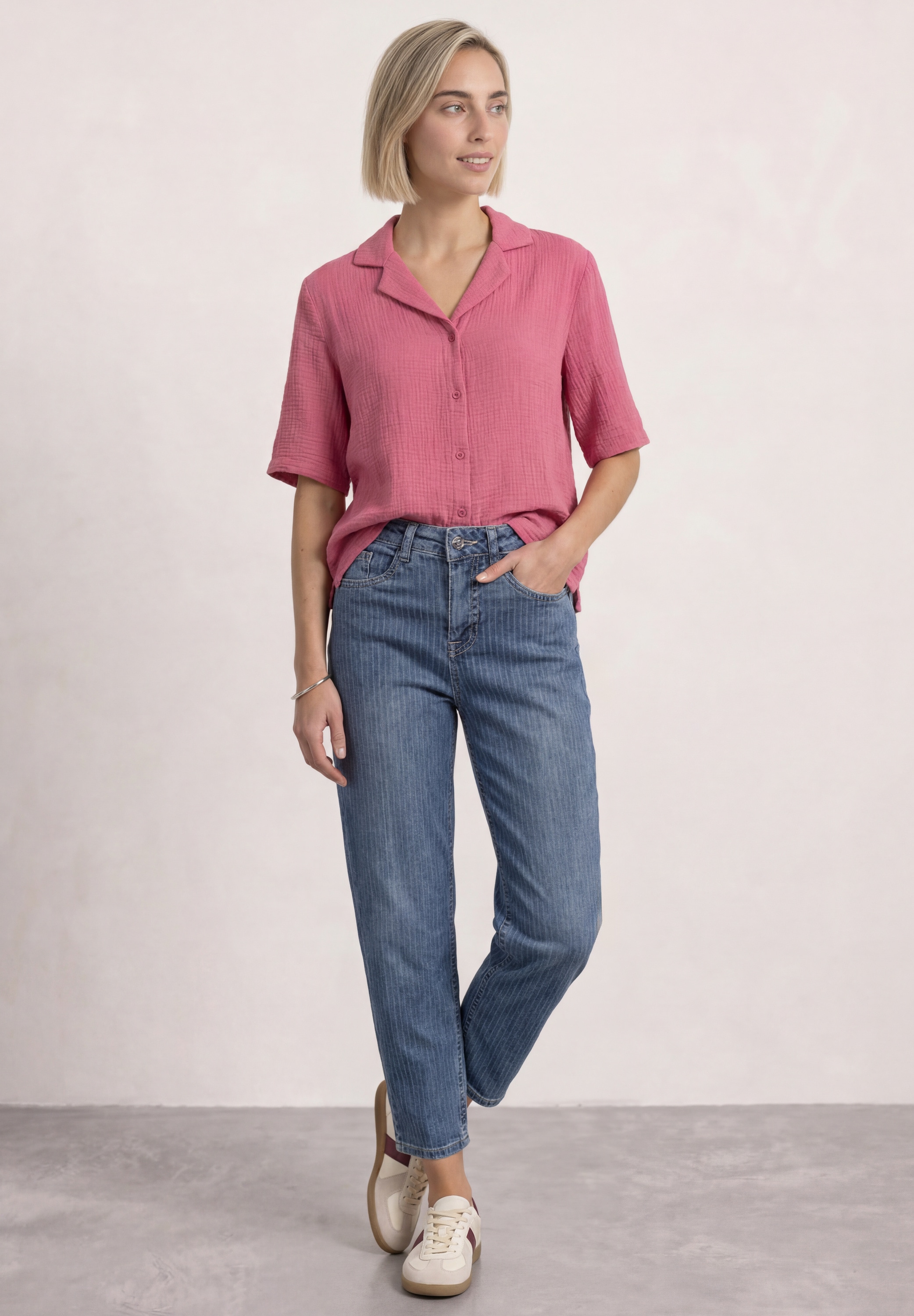STREET ONE Loose-fit-Jeans High Waist