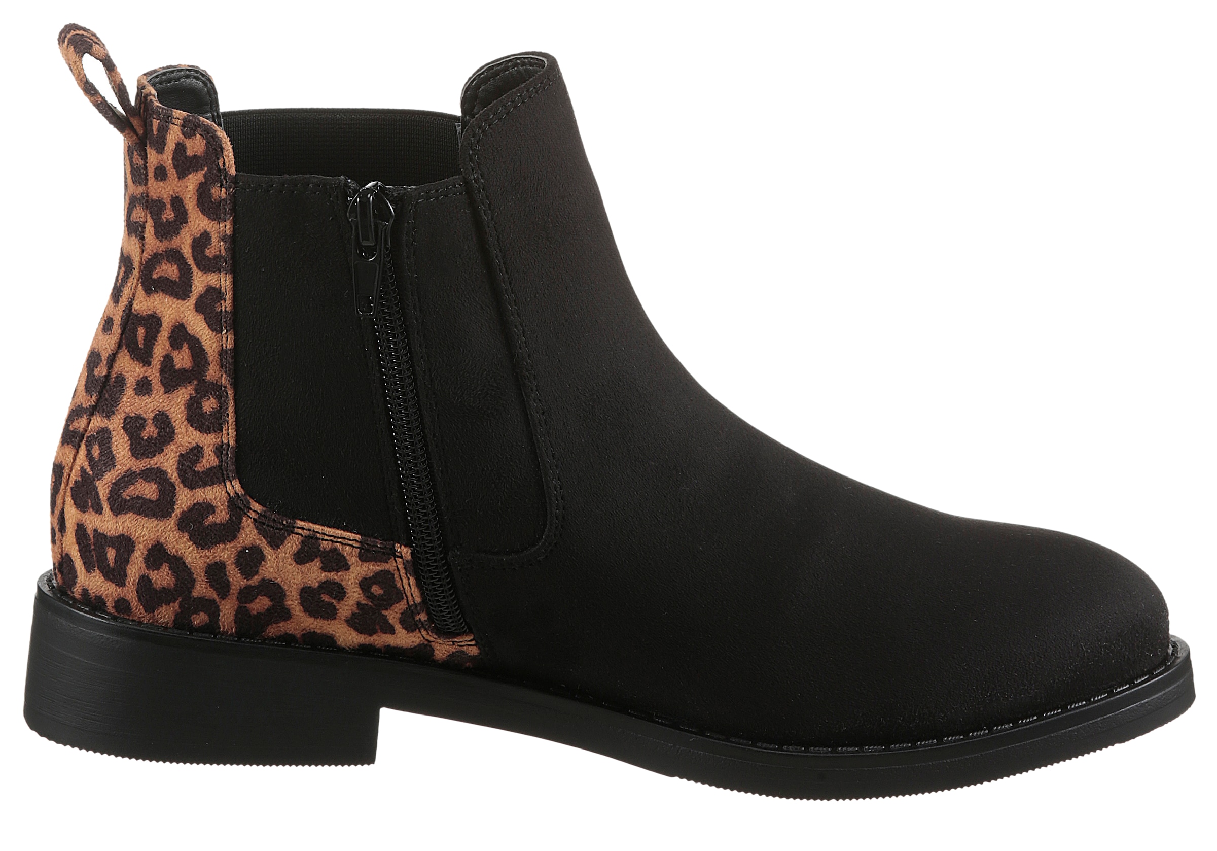 Aniston SHOES Chelseaboots, Stiefelette, Blockabsatz, mit breitem Stretch - NEUE KOLLEKTION