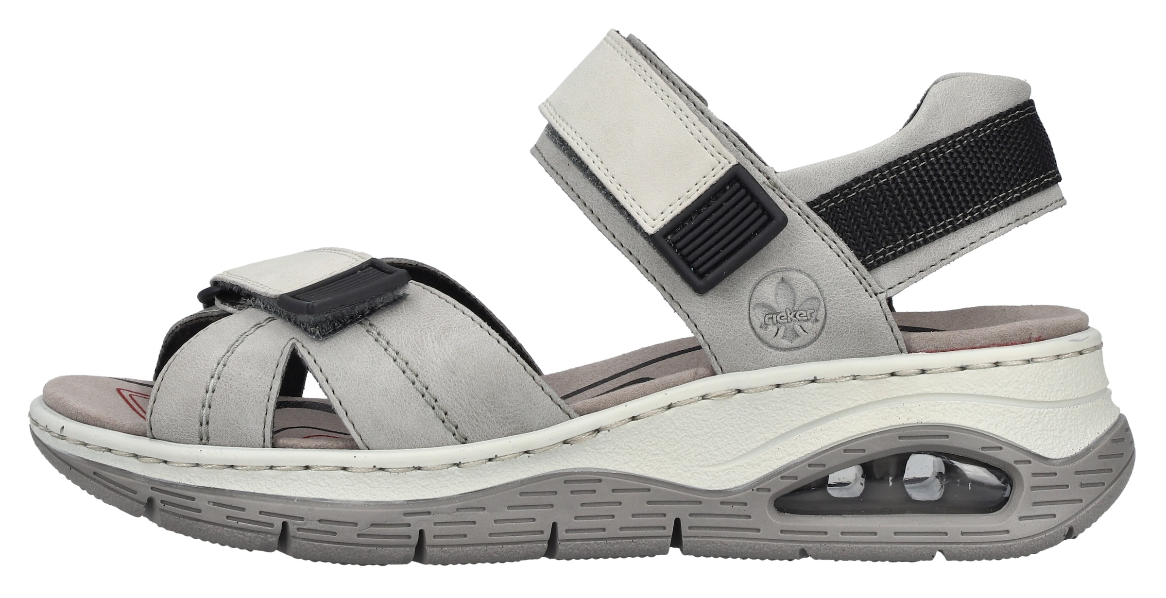 Rieker Trekkingsandale, Outdoorsandale, Sommerschuh, Klettschuh mit Rieker Air-Funktion