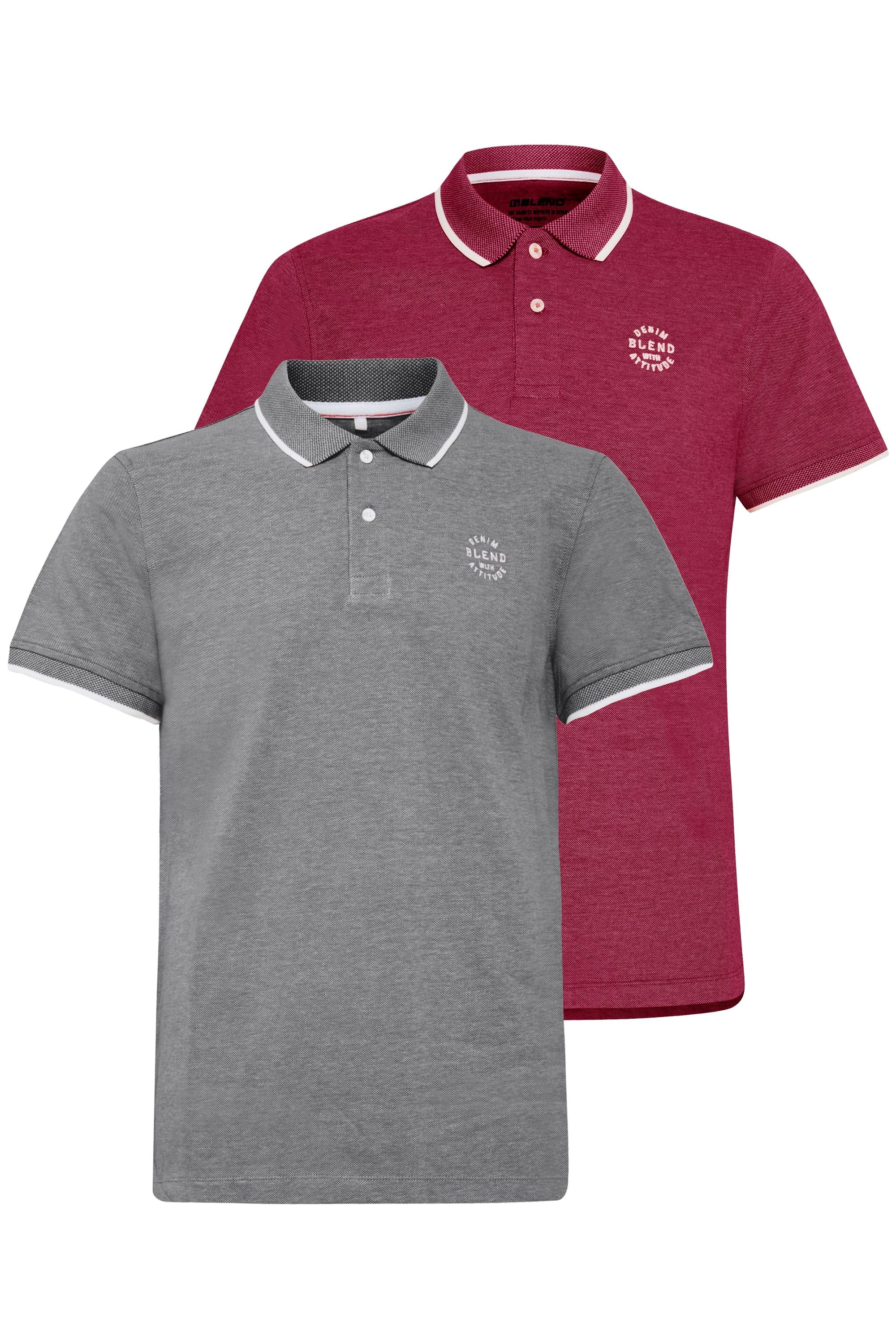 Blend Poloshirt "Poloshirt BHPolo 2-Pack" günstig online kaufen