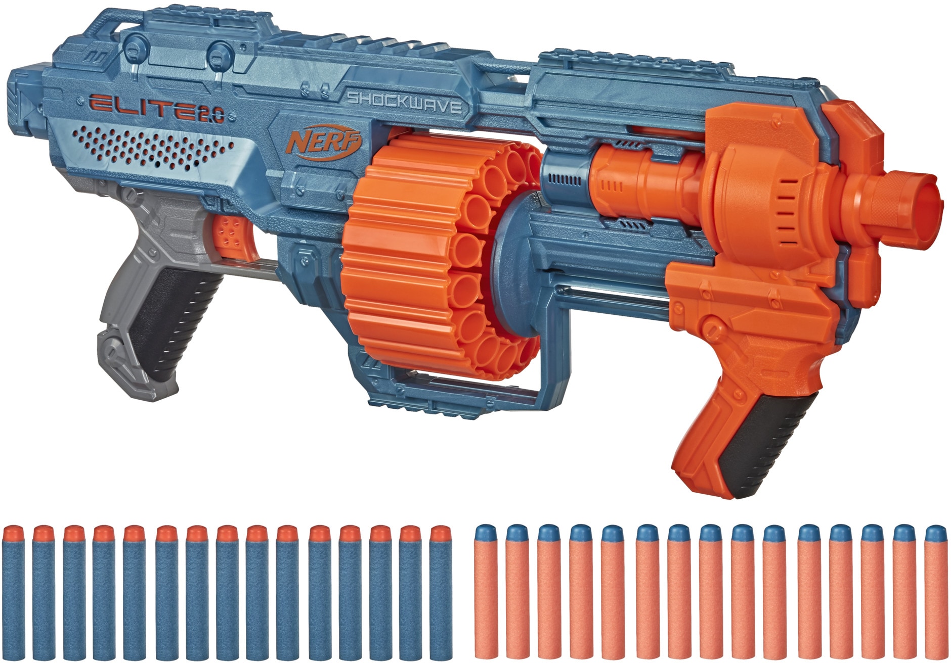 Hasbro Blaster »Nerf Elite 2.0 Shockwave RD-15«, inkl. 30 Darts