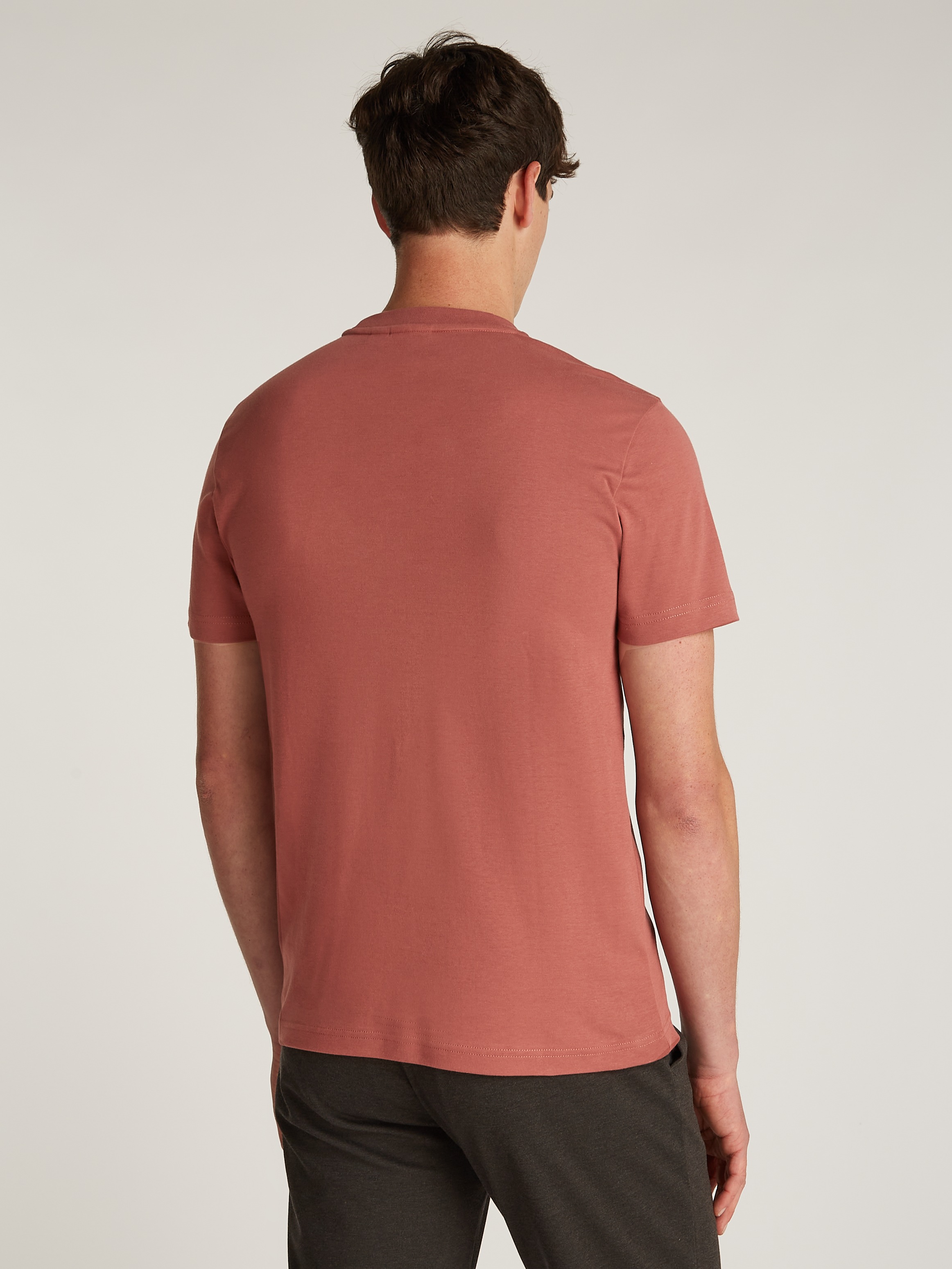 Calvin Klein T-Shirt "MICRO LOGO INTERLOCK T-SHIRT", mit Calvin Klein Logo günstig online kaufen