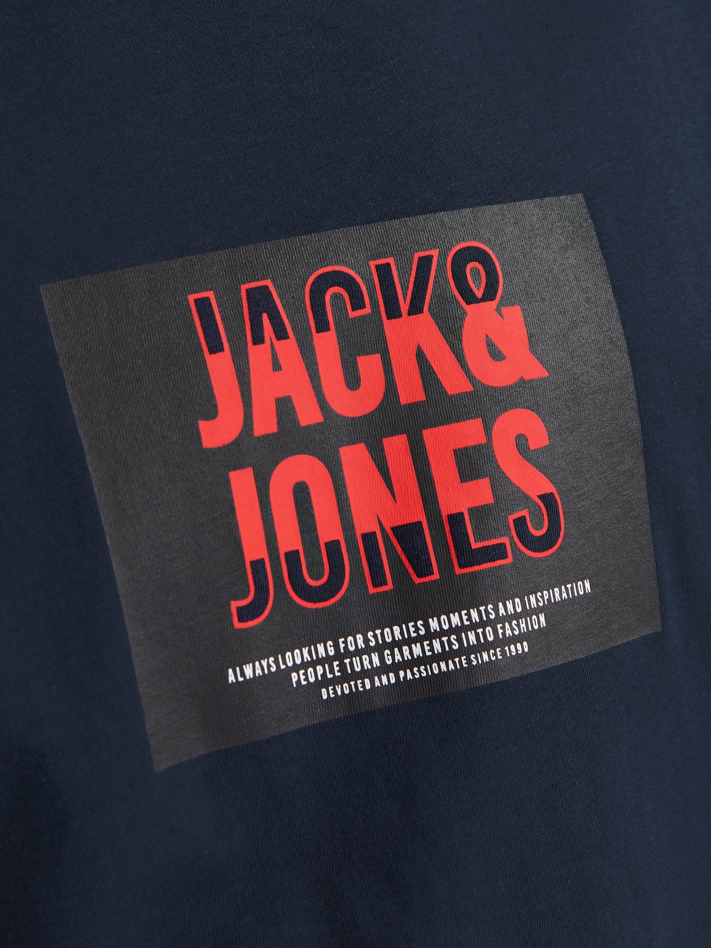 Jack & Jones Print-Shirt »JJHUDSON TEE SS CREW NECK«