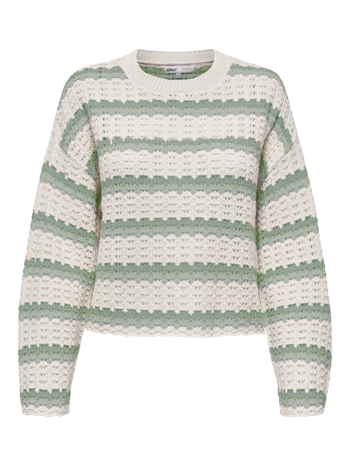 ONLY Rundhalspullover »ONLASA LS SHORT O-NECK CC KNT«