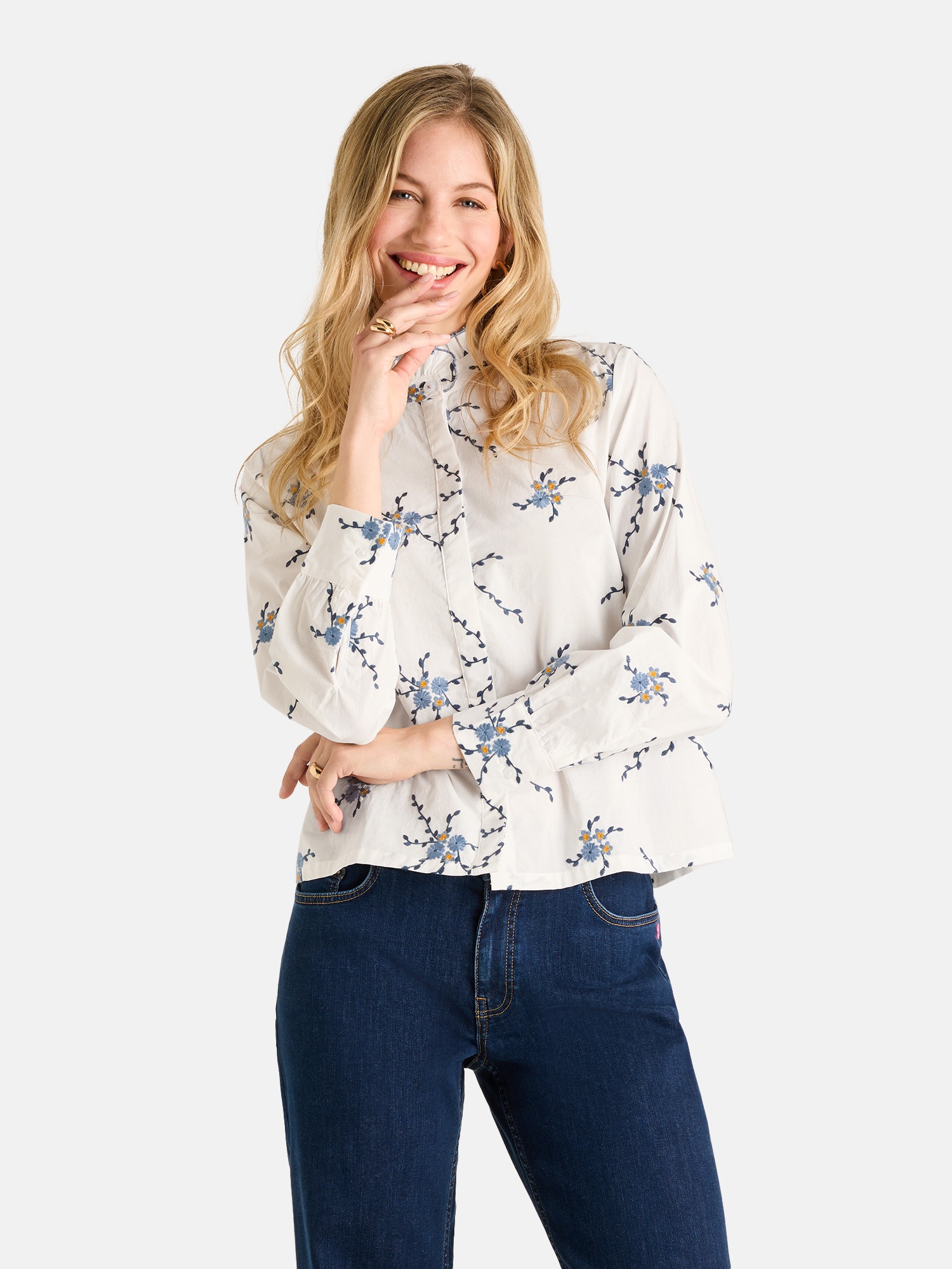 Lieblingsstück Klassische Bluse "AlieenL" aus 100% Baumwolle
