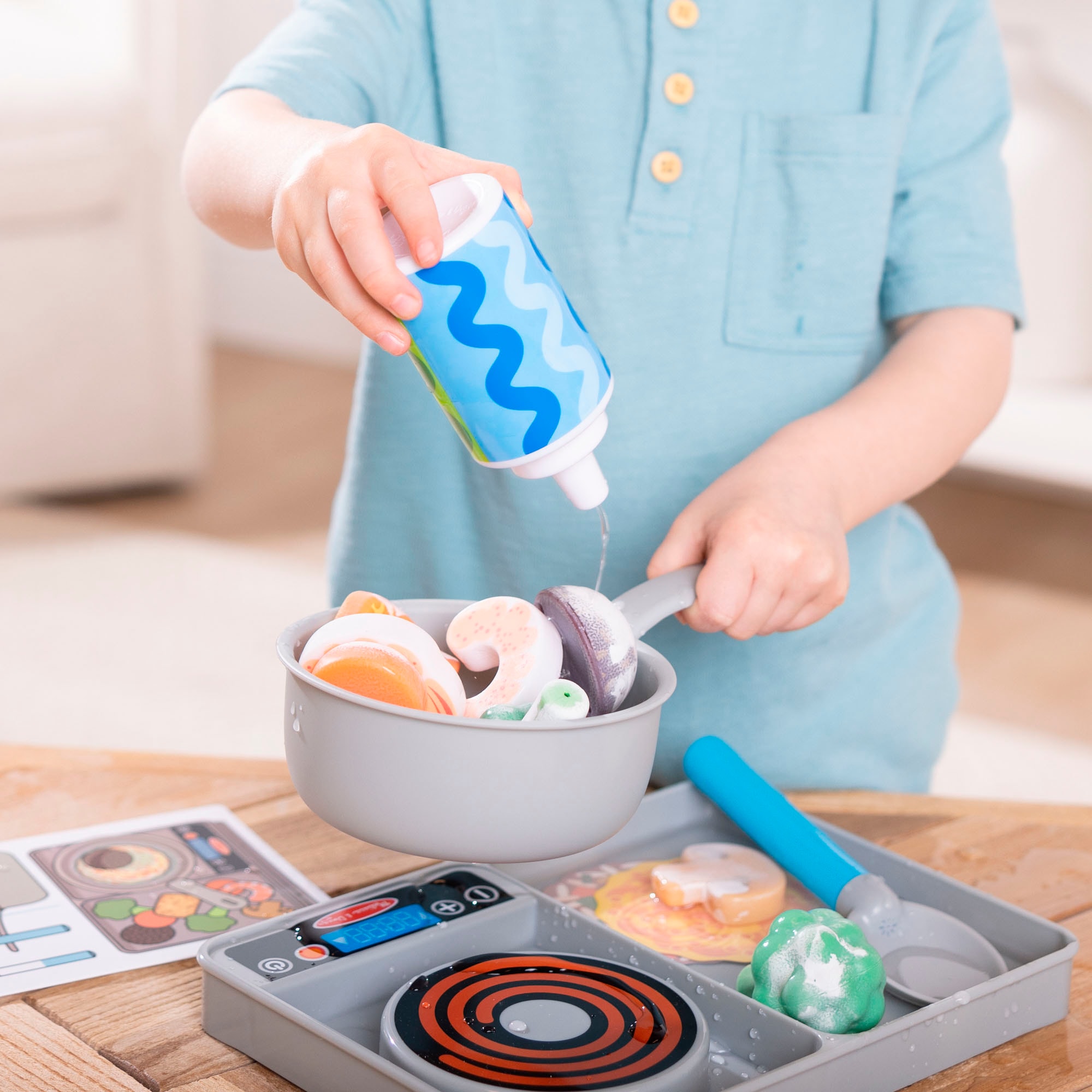 Spin Master Kinder-Küchenset »Melissa & Doug Water WOW«, mit Farbwechseleffekt