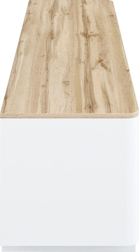 welltime Lowboard »Arctic«, Breite 144 cm mit 2 Türen und 2 offenen Fächern