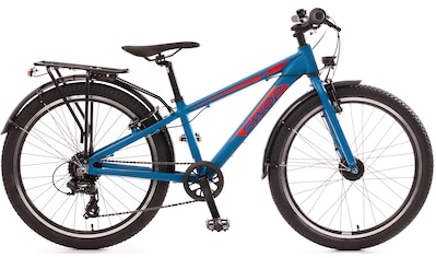 ATB »24" "SWOP" Jugendfahrrad matt-blau«, 8 Gang, Shimano, Shimano-TX Schaltwerk,...