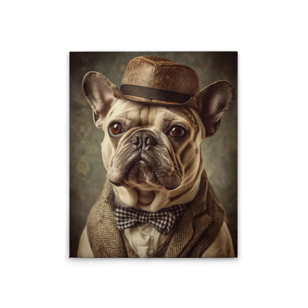 A.S. Création Leinwandbild "Mr.Dog - Wandbild Beige Creme Keilrahmen Kinder günstig online kaufen