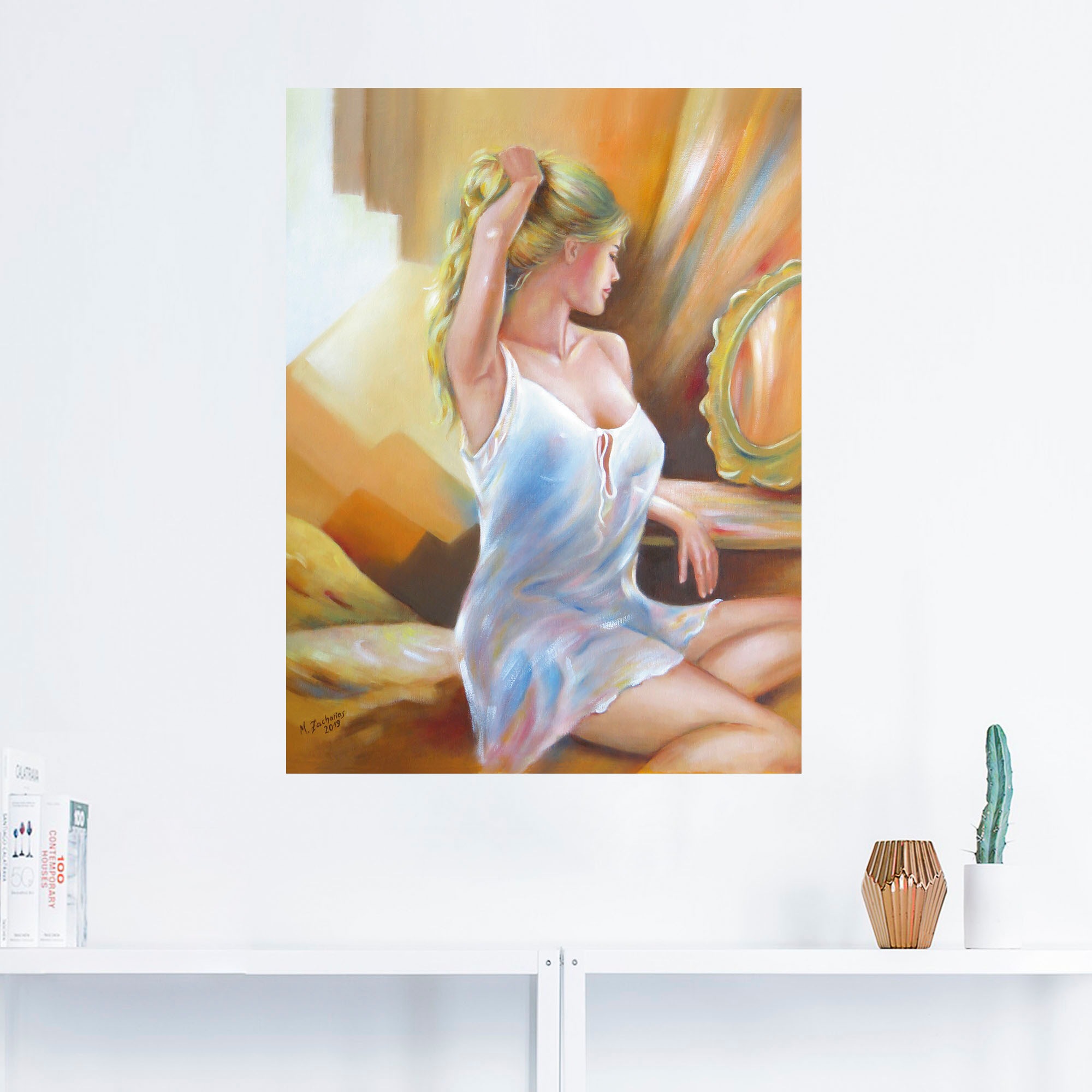 Artland Wandbild »Sexy Frau am Spiegel«, Erotische Bilder, (1 St.), als  Alubild, Leinwandbild, Wandaufkleber oder Poster in versch. Größen kaufen |  BAUR