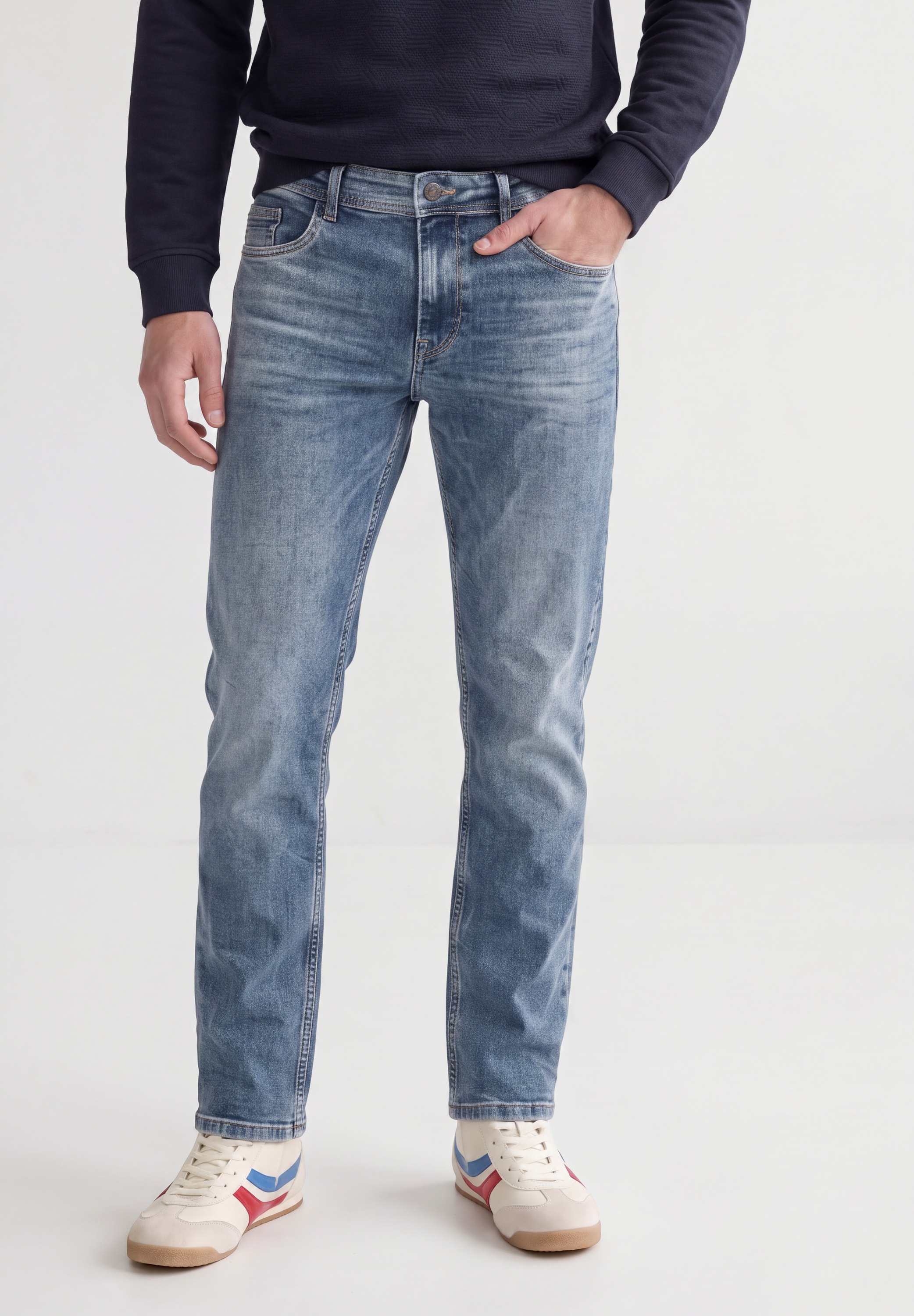 STREET ONE MEN Regular-fit-Jeans 5-Pocket-Style