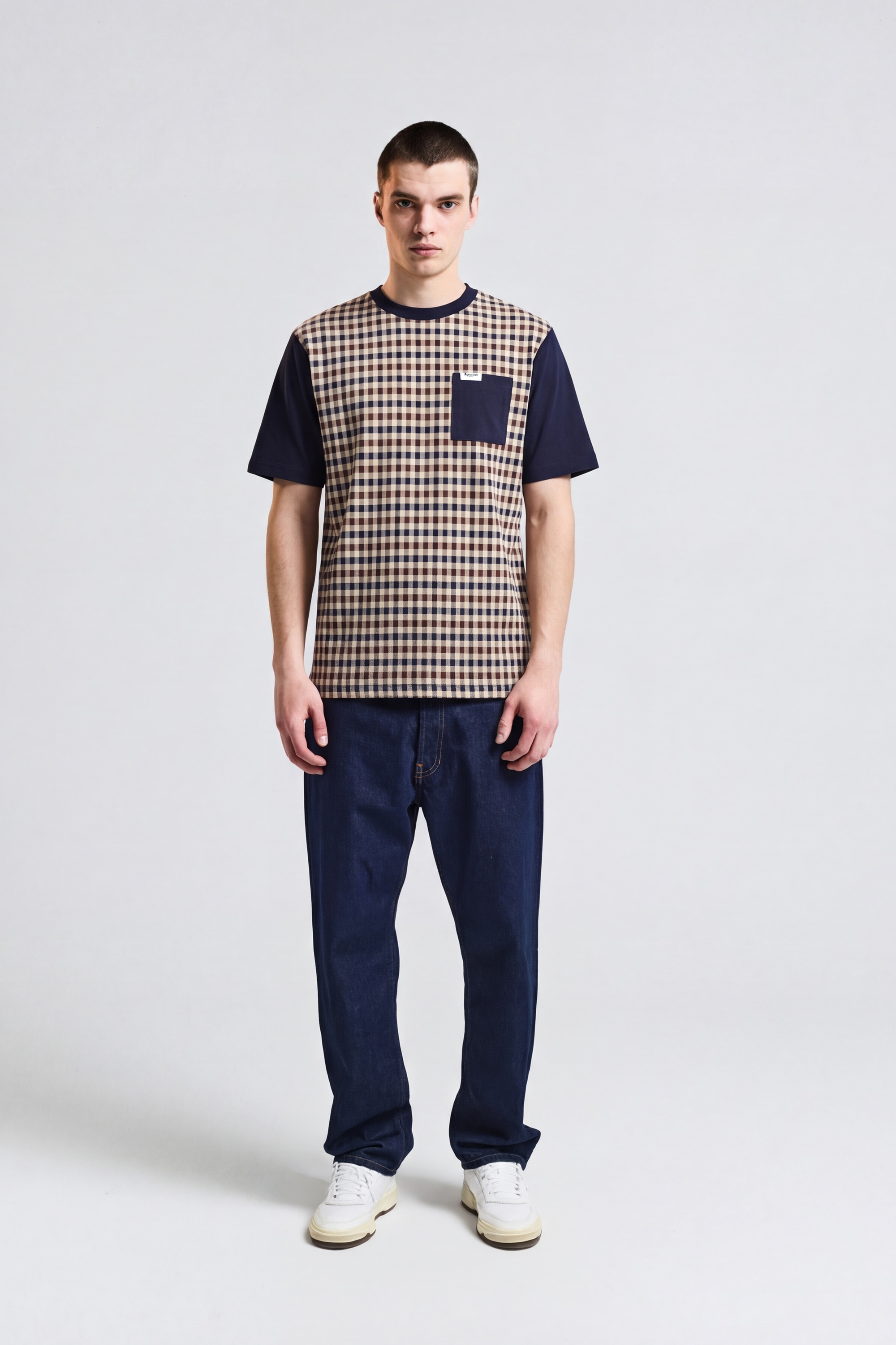 Aquascutum Active T-Shirt »ACTIVE SOLID POCKET T-SHIRT Herren« T-Shirt Herren, leichtes Kurzarmshirt, Karohemd, Outdoor, Sale