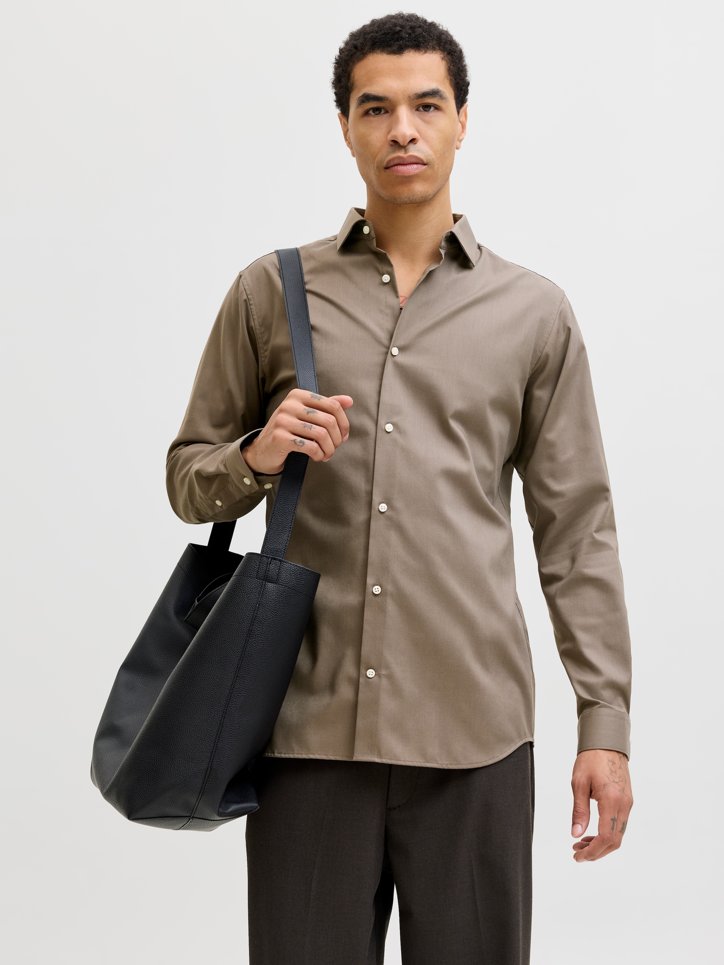 Jack & Jones Langarmhemd "JPRBLAPARKER Slim Fit Hemd, atmungsaktiv, ideal f günstig online kaufen