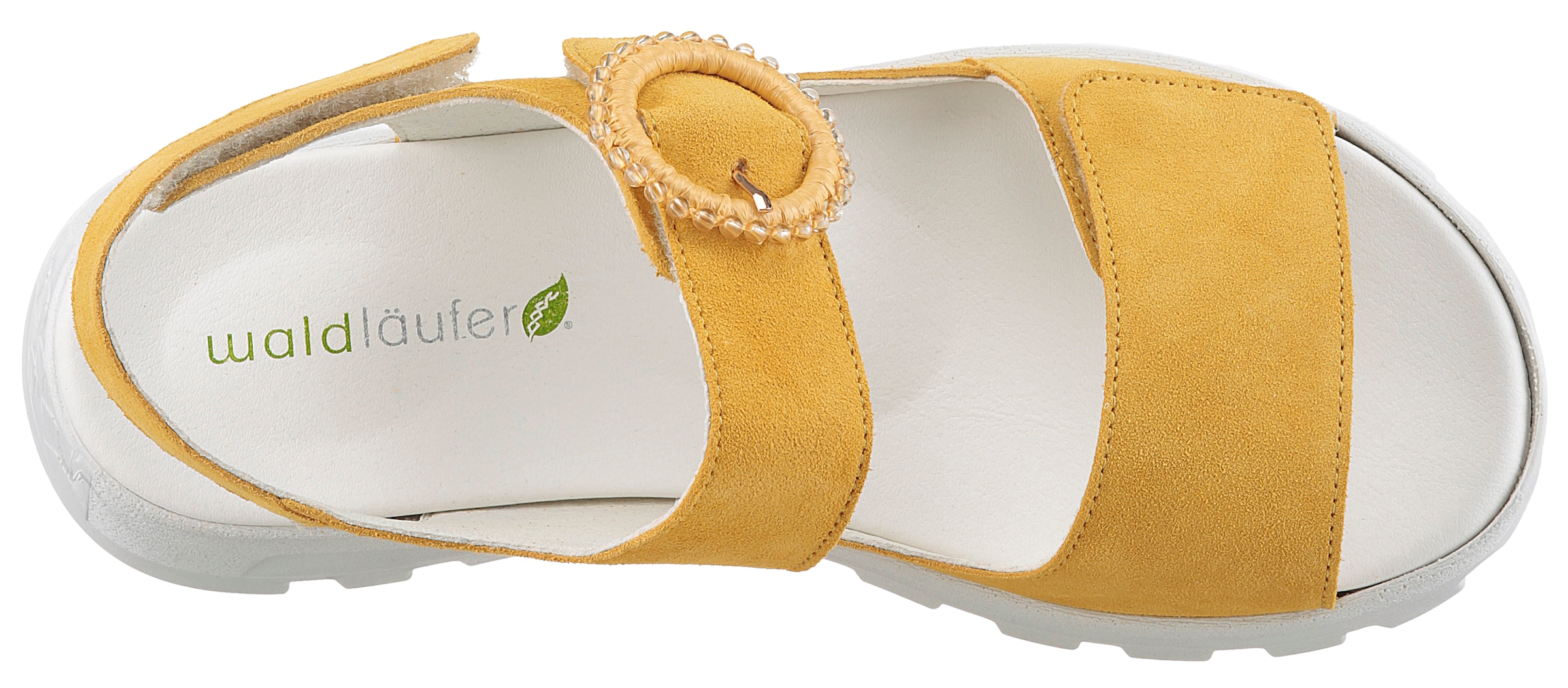 Waldläufer Plateausandale »H-NELE«, Sommerschuh, Sandalette, Klettschuh in Komfortweite H (= sehr weit)