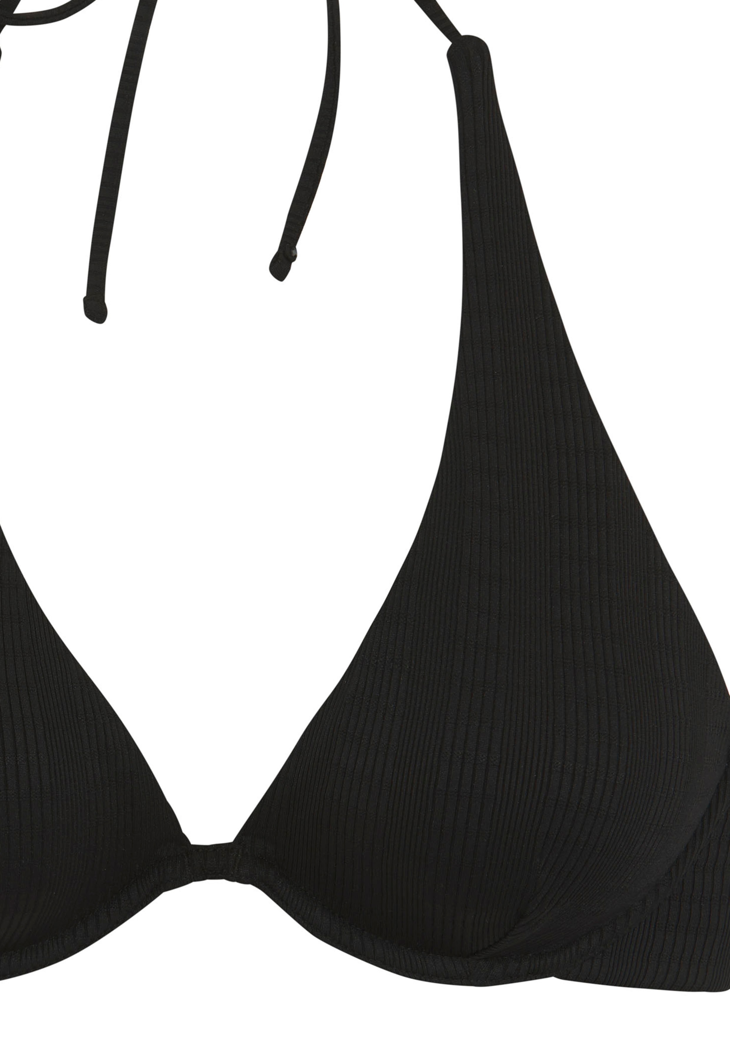 Thumbnail - Copenhagen Studios Bügel-Bikini-Top "Nela" aus modischer Strukturware