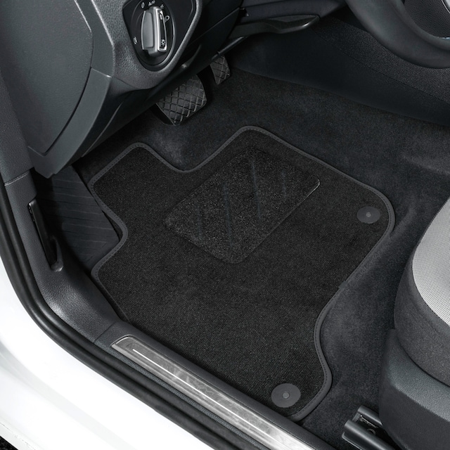 WALSER Passform-Fußmatten »Premium«, (4 St.), für Seat Leon (1P1) Facelift  2009 - 12/2013 bestellen | BAUR