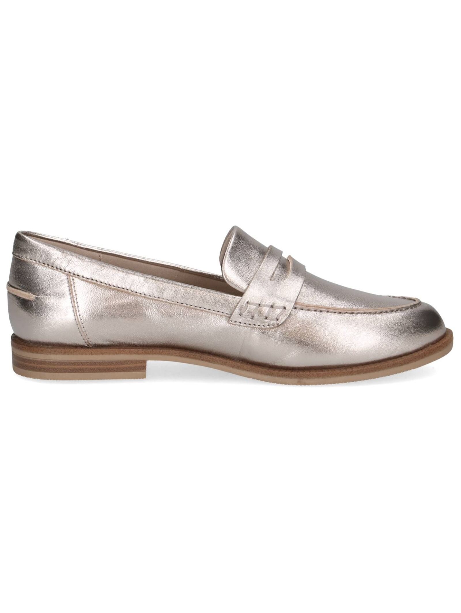 Caprice Slipper Leder Taupe 39 3