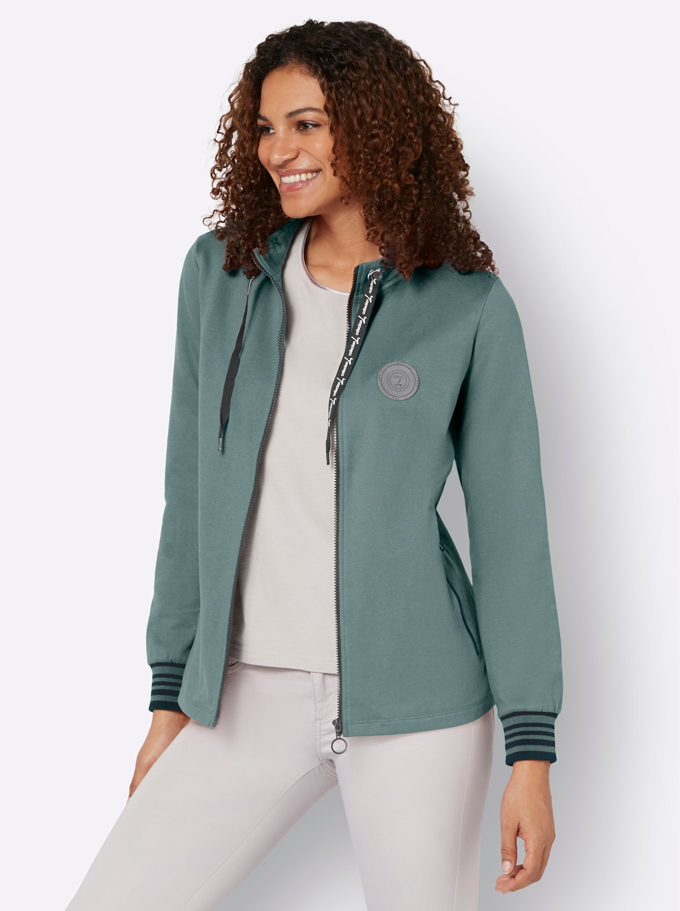 Casual Looks Shirtjacke "Sweatjacke"