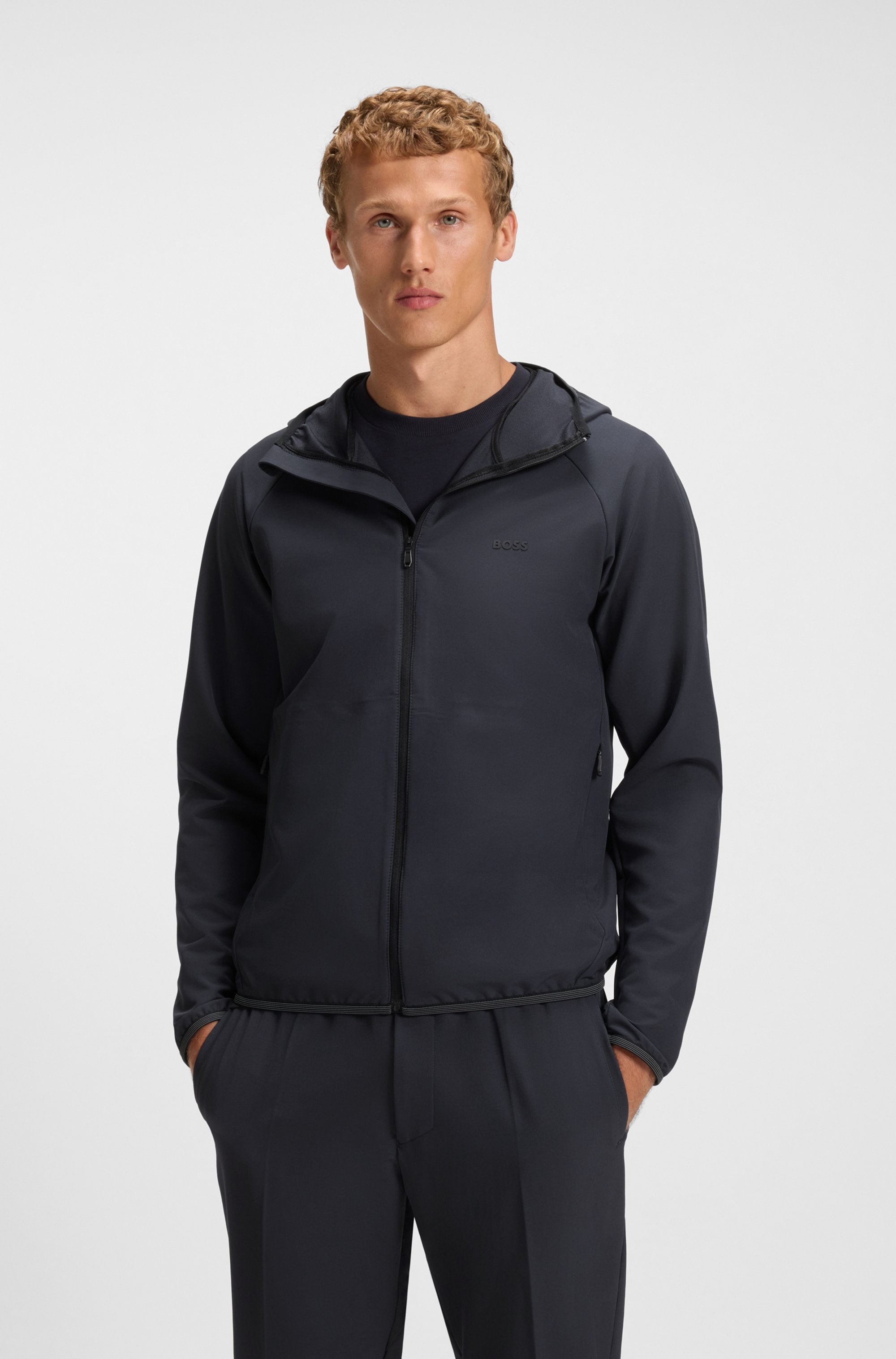 BOSS GREEN Funktionsjacke "L Commuter", mit Kapuze, wasserabweisend Funktio günstig online kaufen