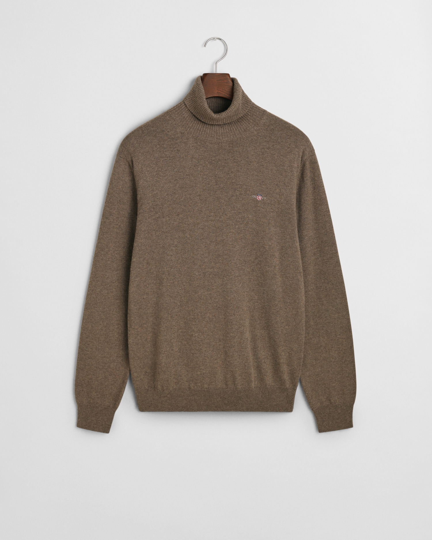 Gant Strickpullover »CTN/WO ROLLNECK«, Mit Rundhalsausschnitt