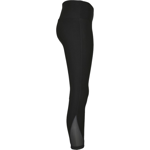 URBAN CLASSICS Leggings »Damen Ladies High Waist Shiny Rib Pedal Pusher  Leggings«, (1 tlg.) für bestellen | BAUR