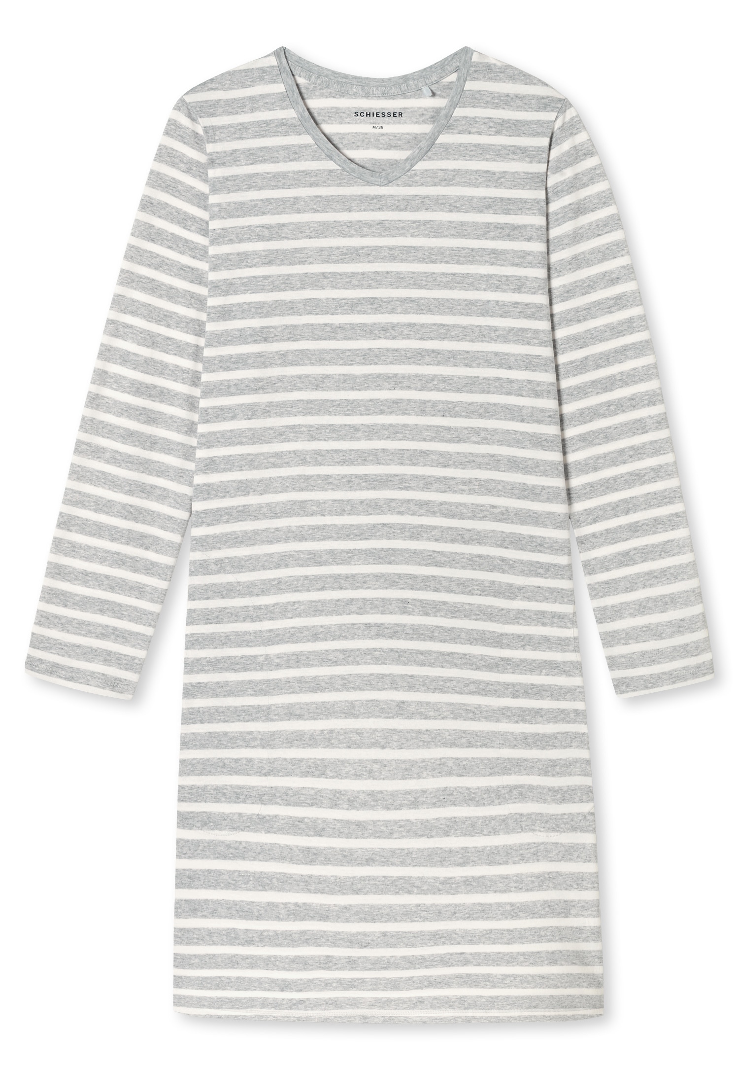 Schiesser Nachthemd »Casual Essentials« Packung,  Außentaschen mit leichtem V-Ausschnitt