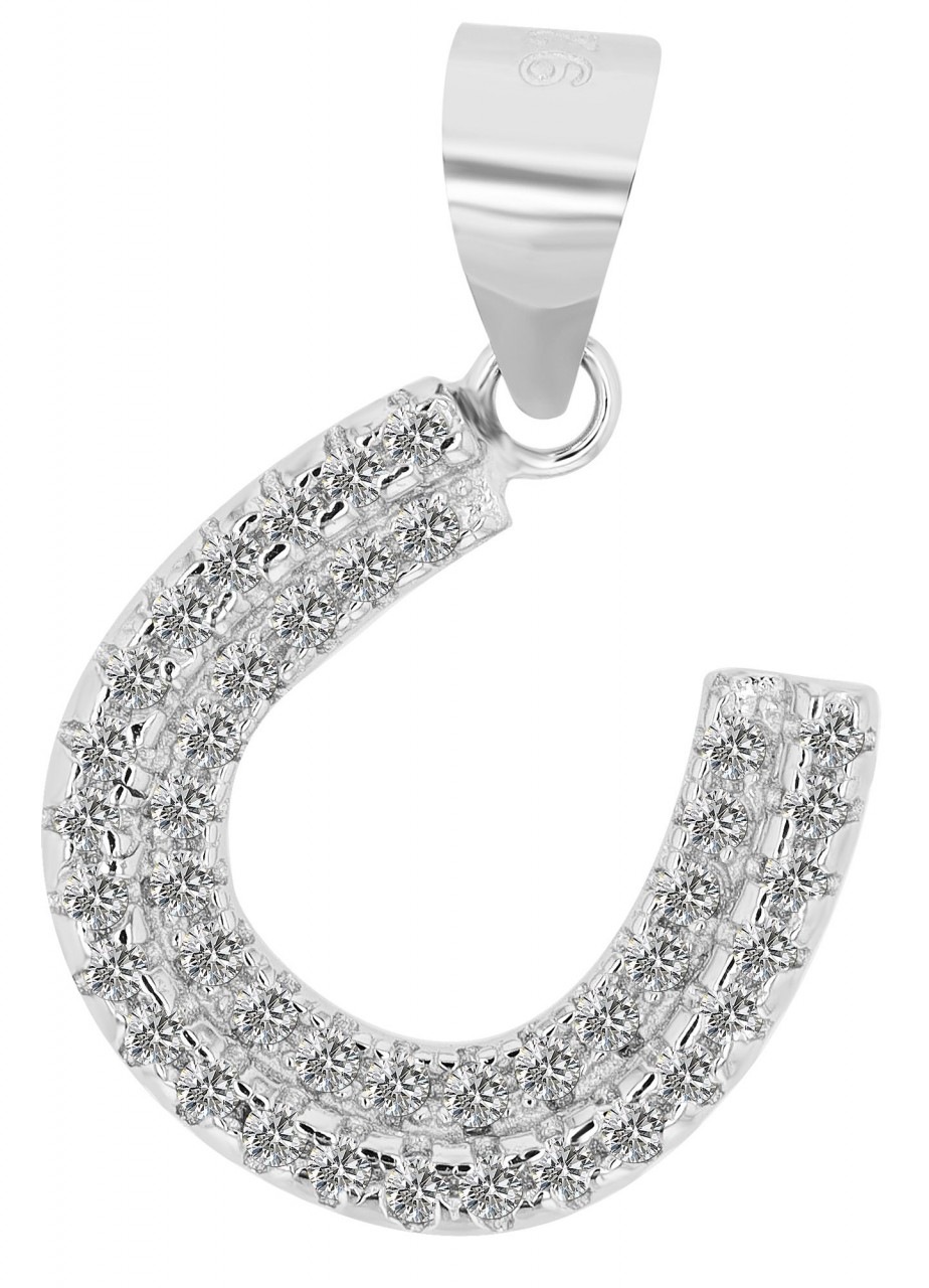 Kettenanhänger ADELIA´S "modischer Schmuck Anhänger aus 925 Sterling Silber", silber, Schmuckanhänger, Damen, Silber 925 (Sterlingsilber), Kettenanhänger