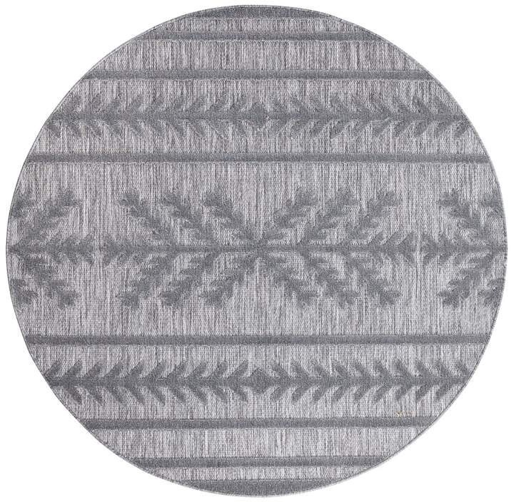 Thumbnail - Carpet City Teppich "In-& Outdoorteppich Santorini 411, 3D-Effekt, Boho-Optik" rund 5 mm Höhe Wetterfest & UV-beständig ...