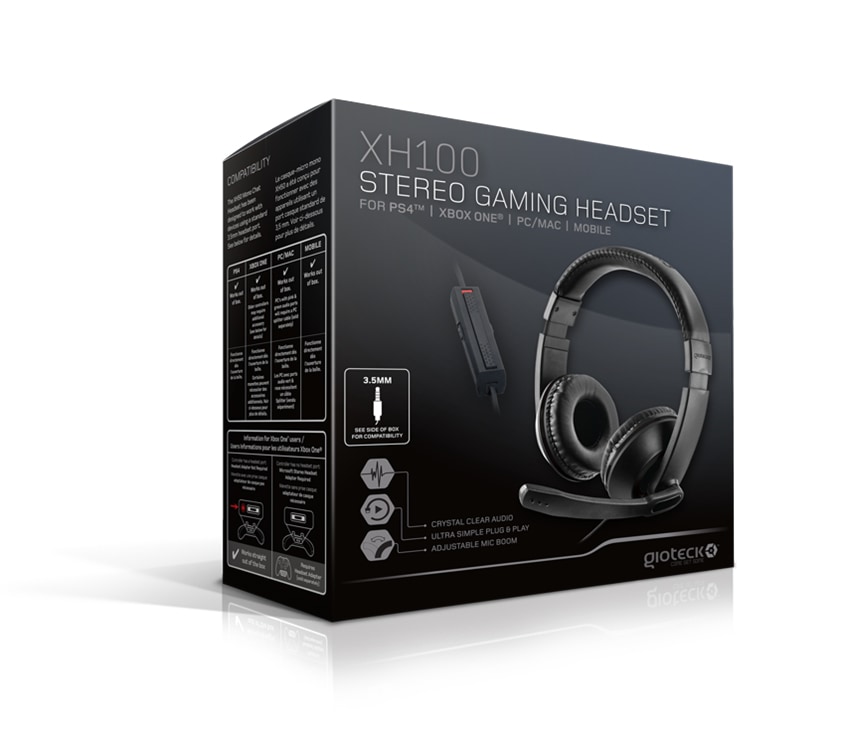 Gioteck Gaming-Headset »Gioteck GI018616 XH-100«, Geräuschisolierung