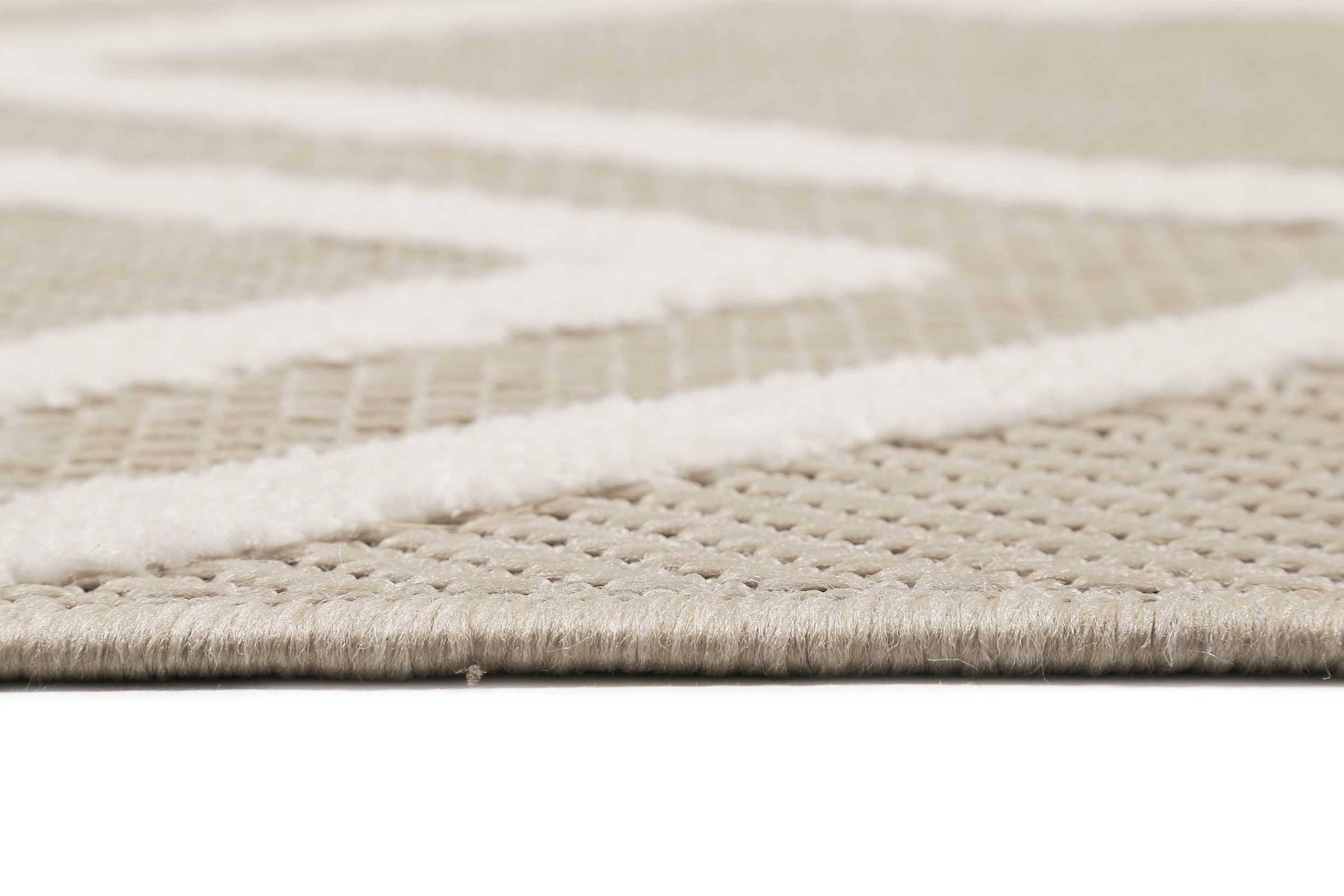 Esprit Outdoorteppich »Rave,  ESP-54228«, rechteckig, 6 mm Höhe, mit Hoch-Tief-Effekt, Rauten-Design, modern, robust, Terrasse, Küche