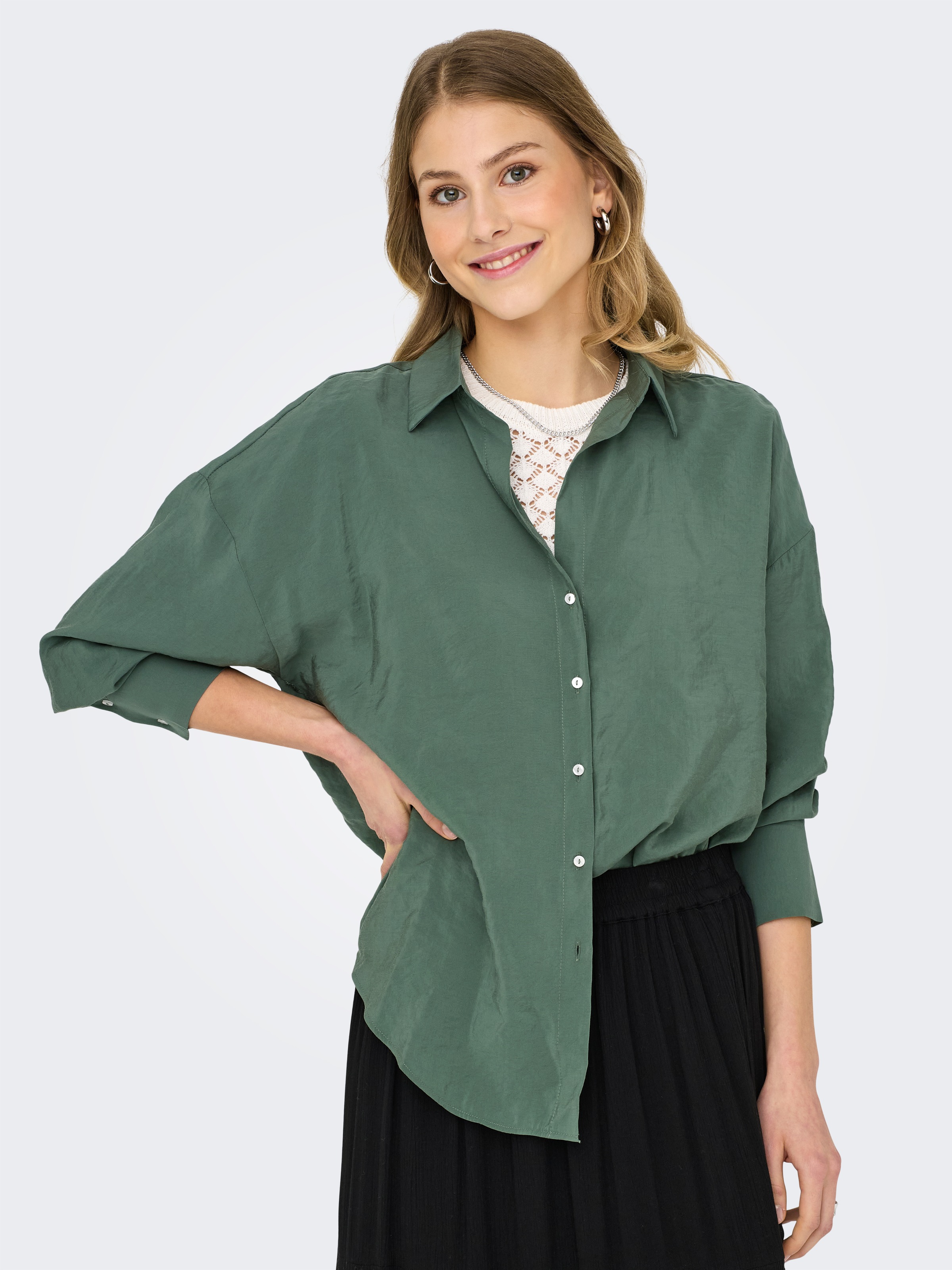 ONLY Hemdbluse "ONLZAZIMA L/S LOOSE SHIRT WVN NOOS" günstig online kaufen