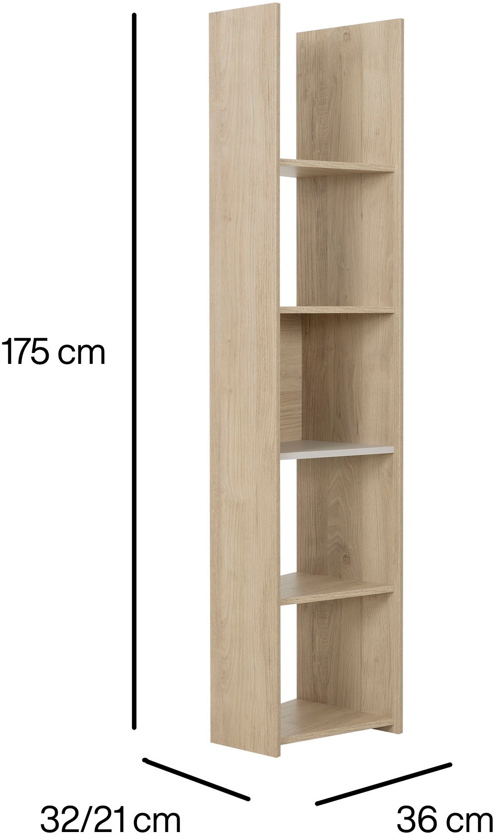 Gami Schrank-Set »STRAW«, (3 St.), Aufbewahrungslösung mit Schreibtisch.