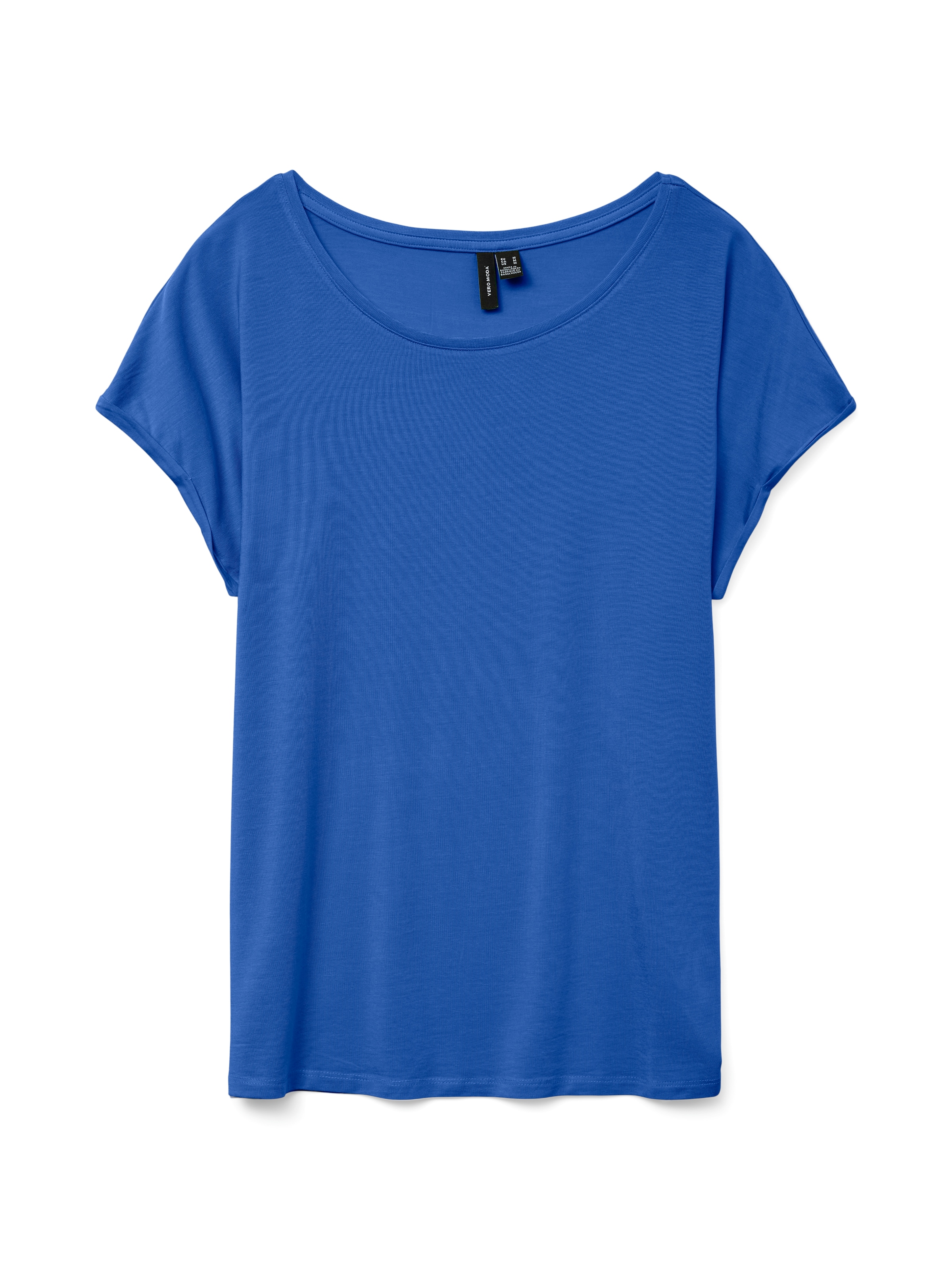 Vero Moda Rundhalsshirt "VMAVA PLAIN SS TOP GAJRS NOOS" günstig online kaufen