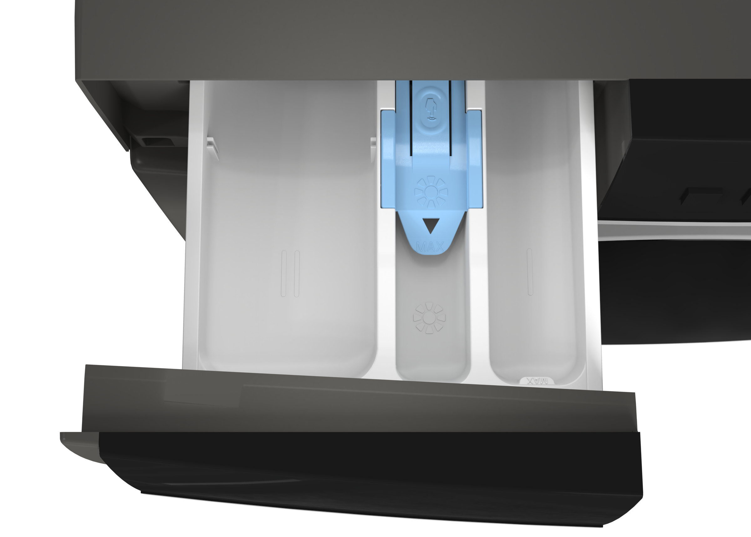 Sharp Waschmaschine »ES-WNFB214CAA-DE« 12 kg 1400 U/min 12kg / +WIFI / A-20% / black Doorring+knob / Steam / Espresso Grey