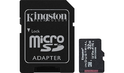 Kingston Speicherkarte »INDUSTRIAL microSD 32GB + SD Adapter«, (UHS-I Class 10 100... kaufen