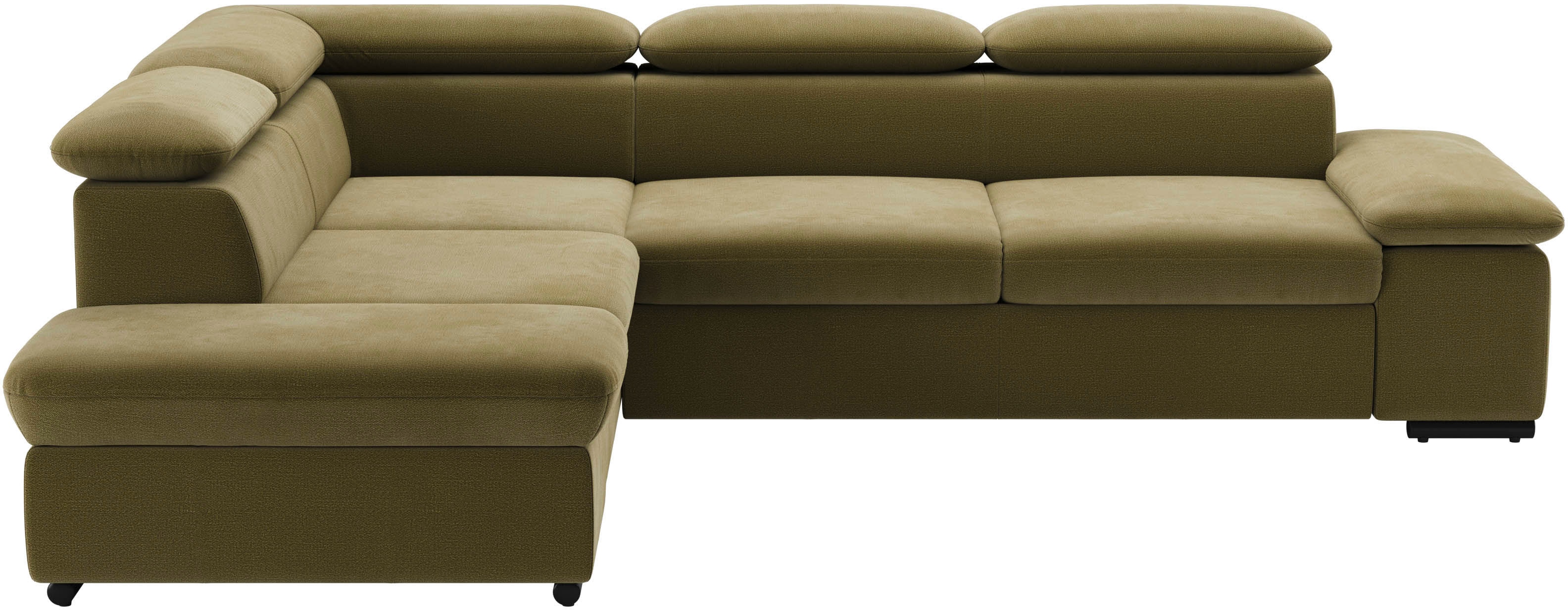 sit&more Ecksofa "Alcudia L-Form, B: 272 cm, Arm- und Kopfteilverstellung, Eckcouch" mit Schlaffunktion, Komfortsitz